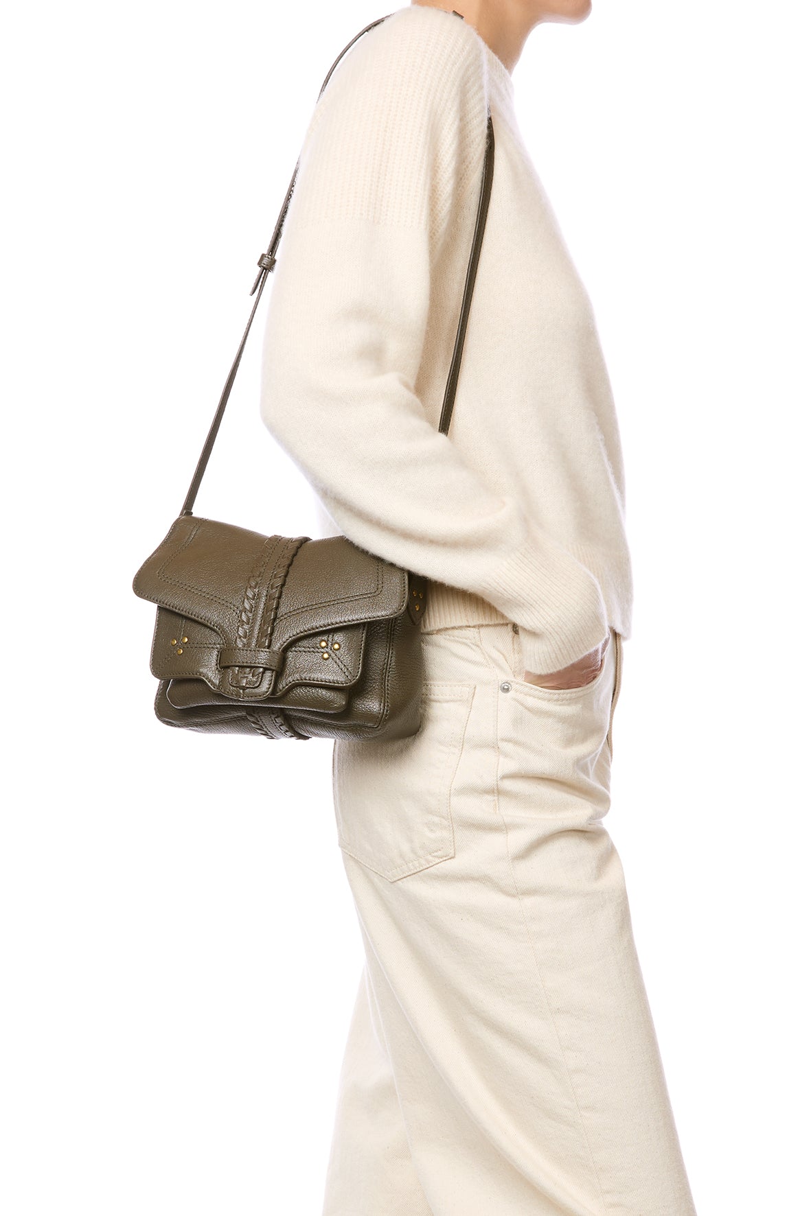 Sac Harry S Chèvre Kaki