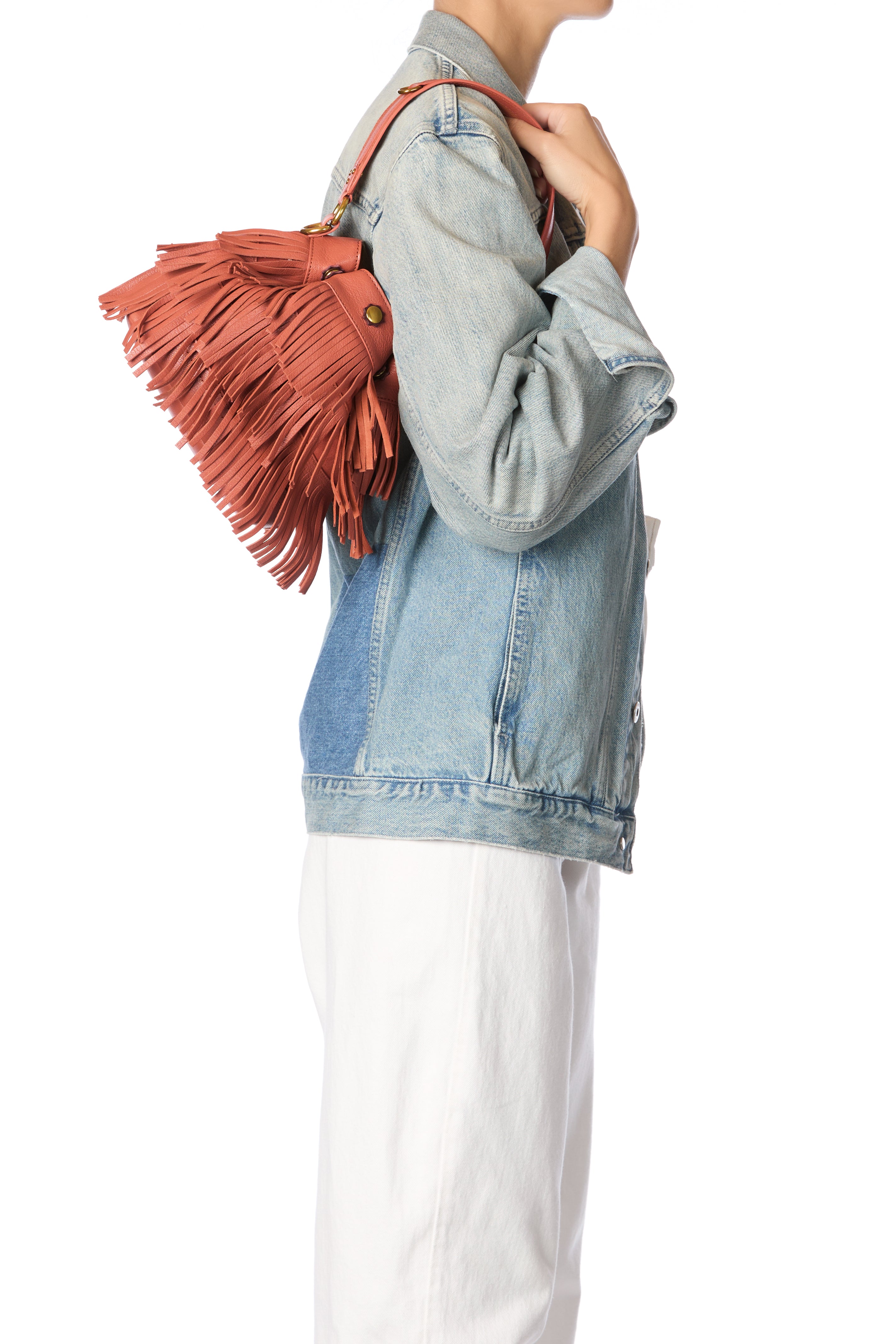 Sac Ben S Croûte Velours Haenyeo Terracotta