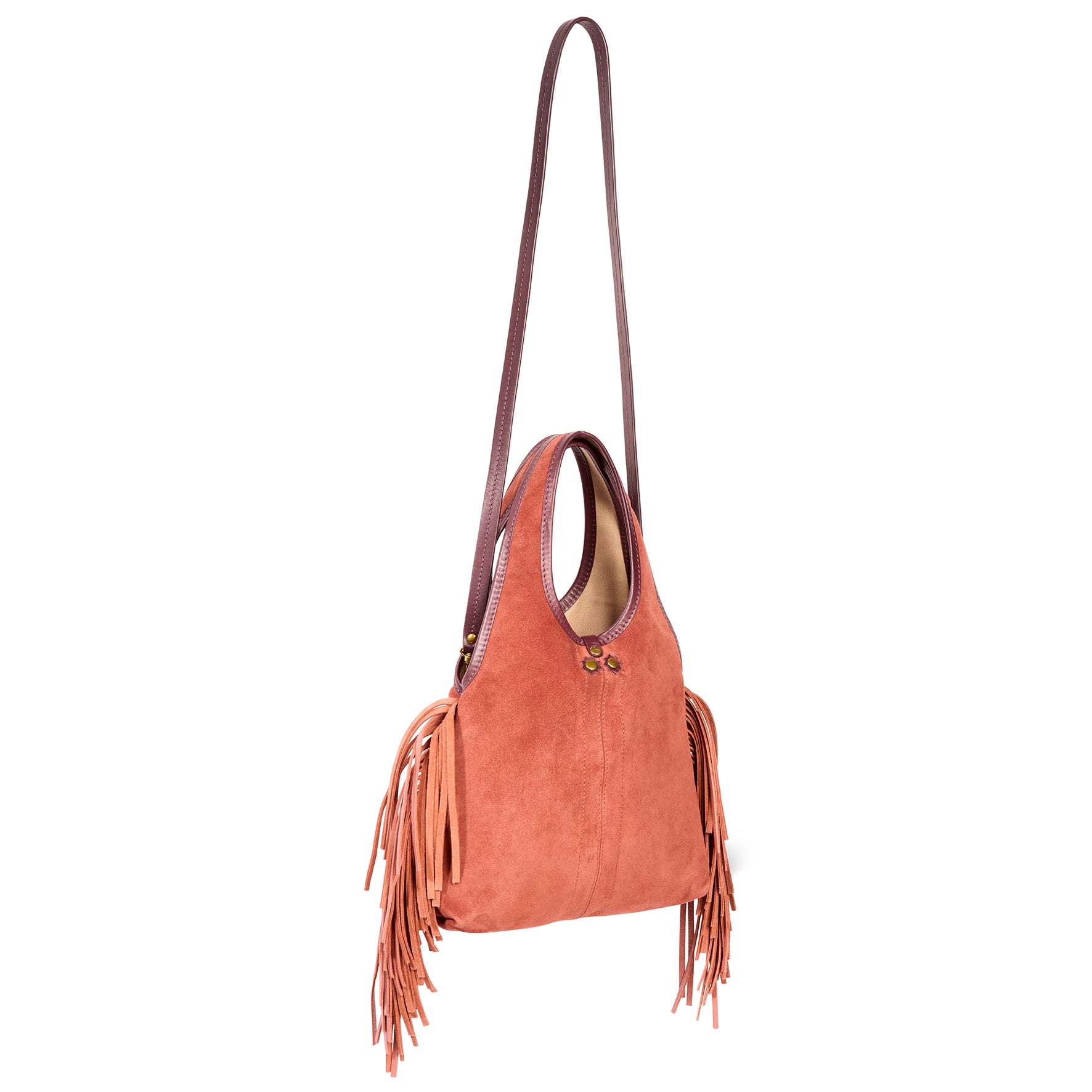 Sac Paco S Croûte Velours Haenyeo Terracotta