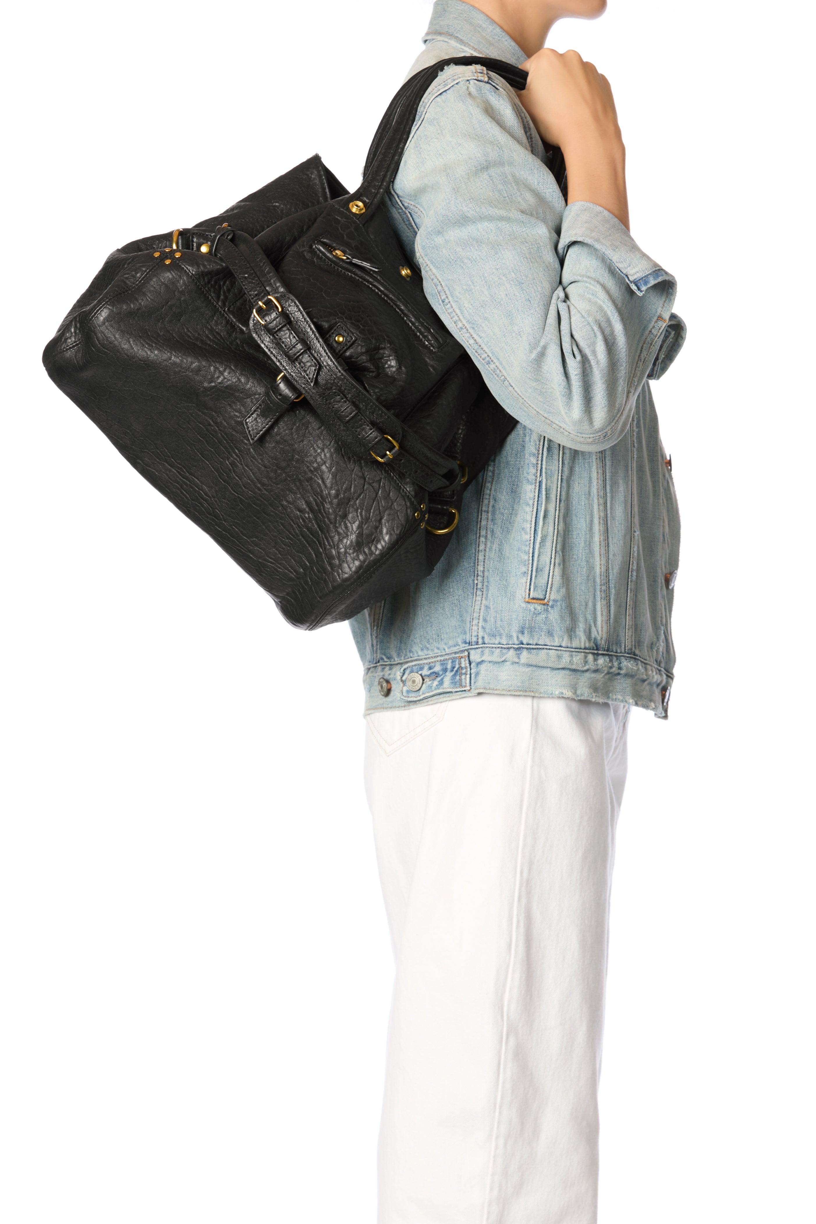 Billy M Bag Noir Lambskin – Jérôme Dreyfuss