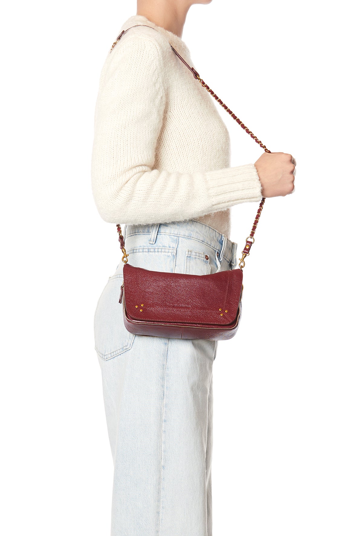 Sac Bobi S Chèvre Bordeaux