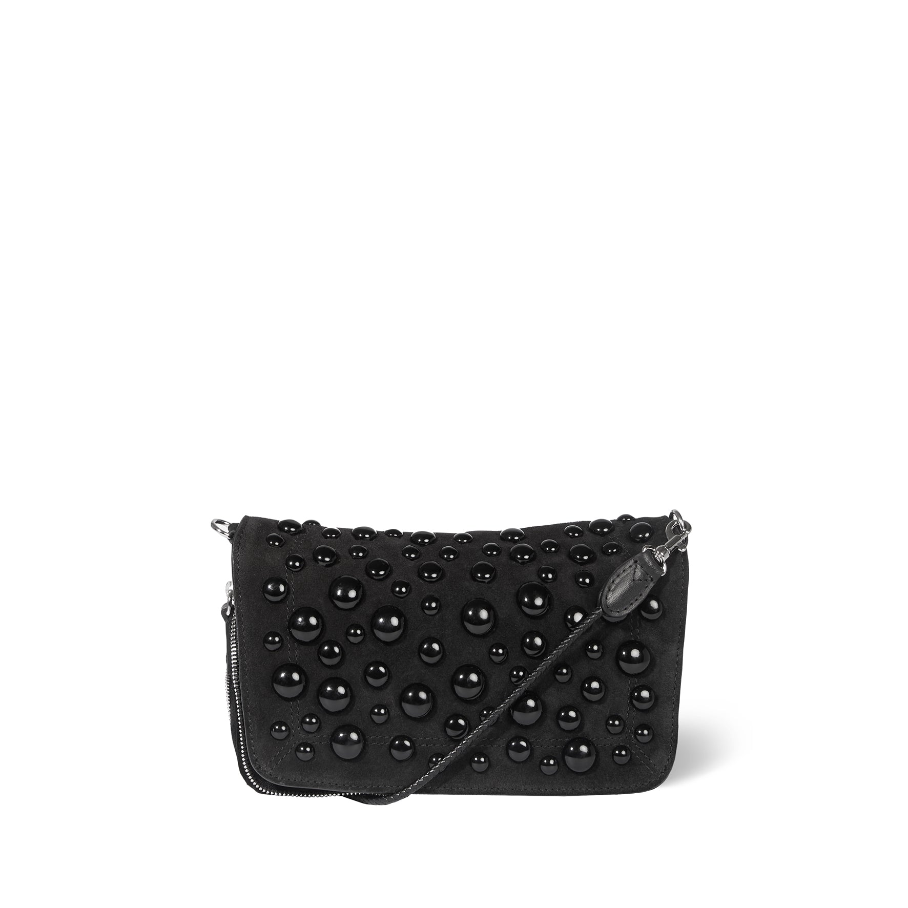 Sac Bobi S croute velours Noir / Noir