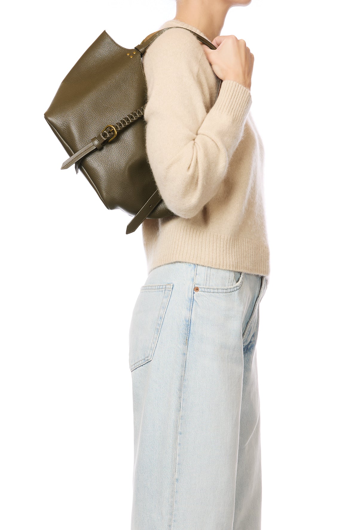 Joseph S Tote bag Kaki Goatskin – Jérôme Dreyfuss