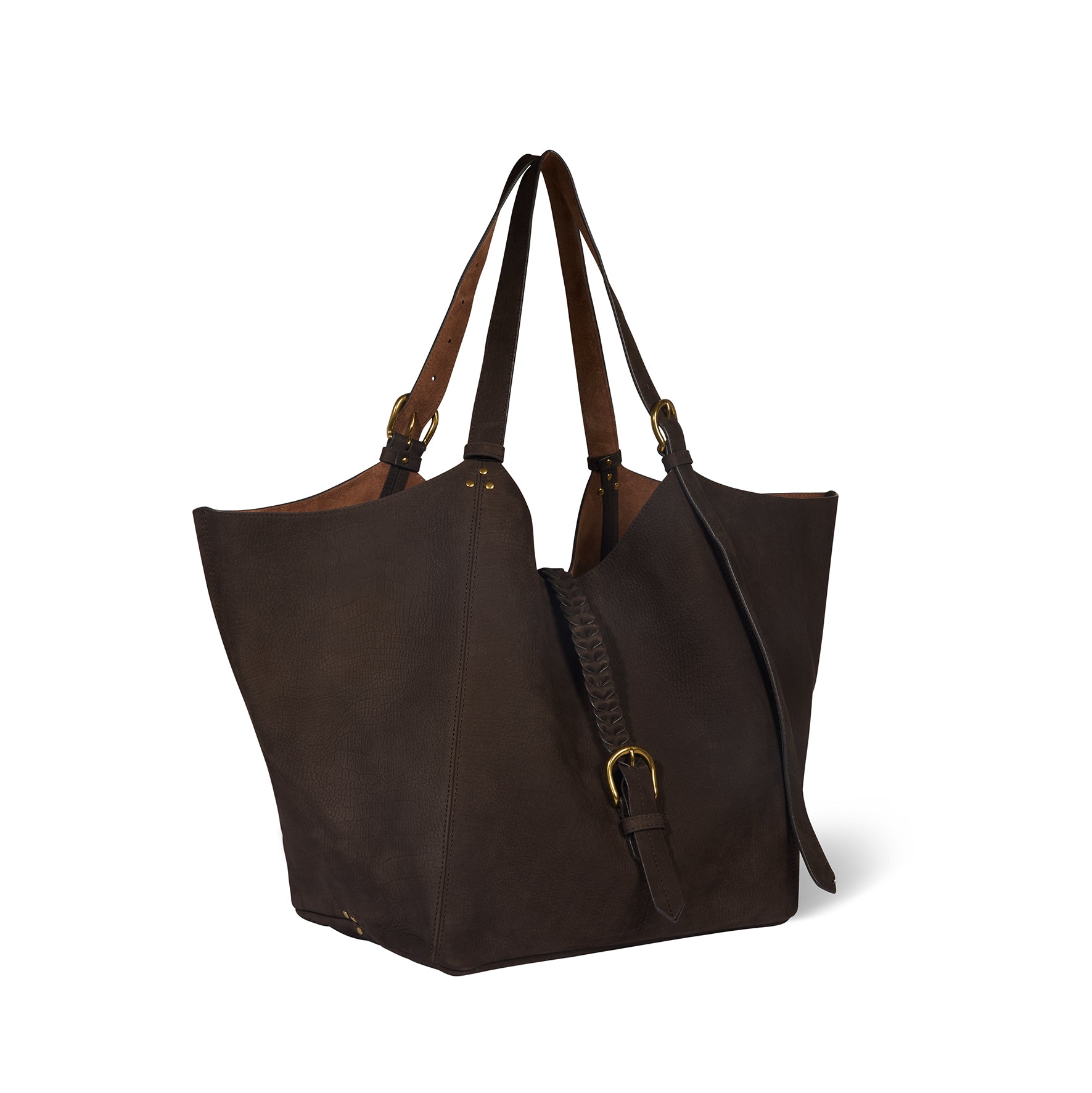 Sac Cabas Joseph M taurillon Imprimé Croco Moka