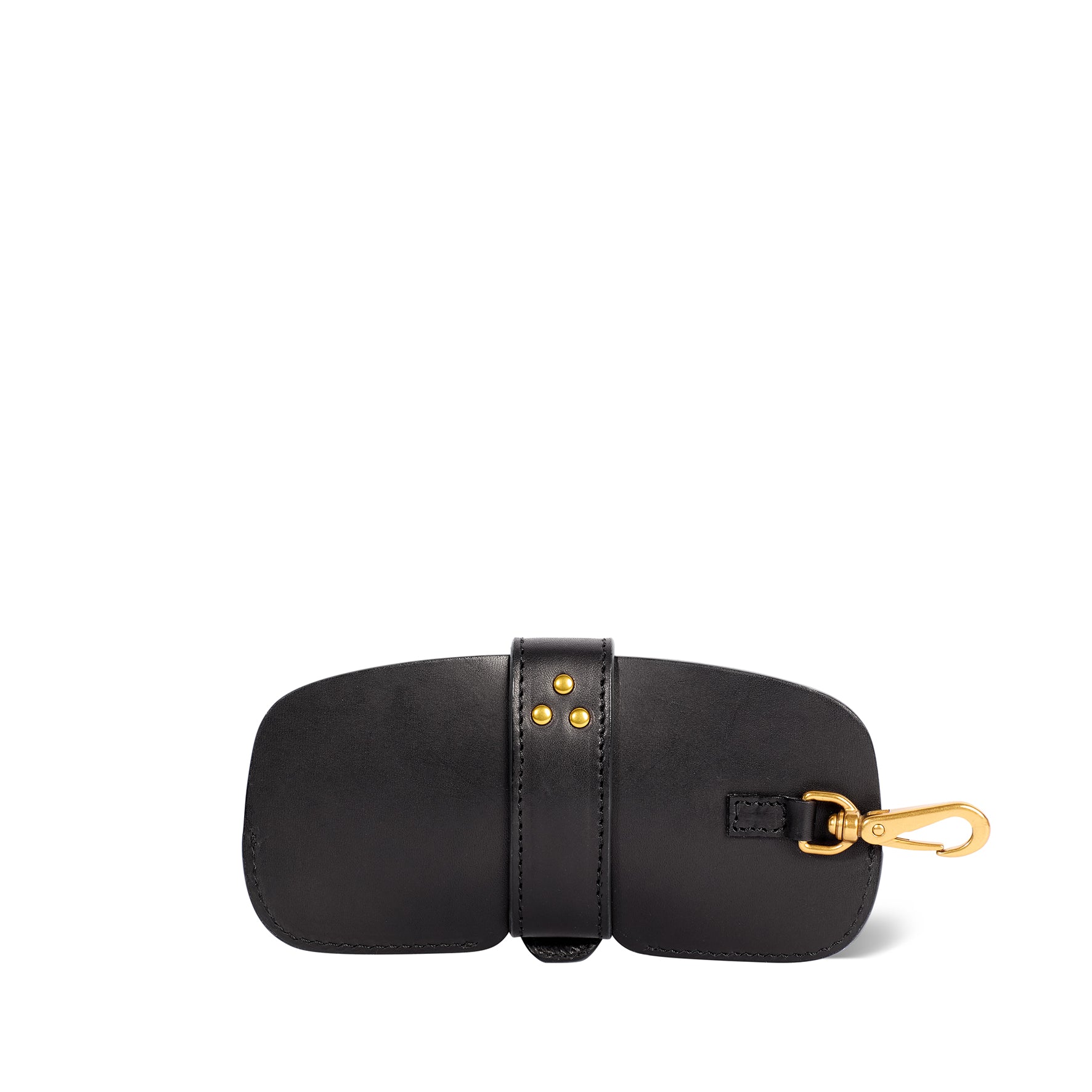 Etui Lunettes Vachette Noir Brass