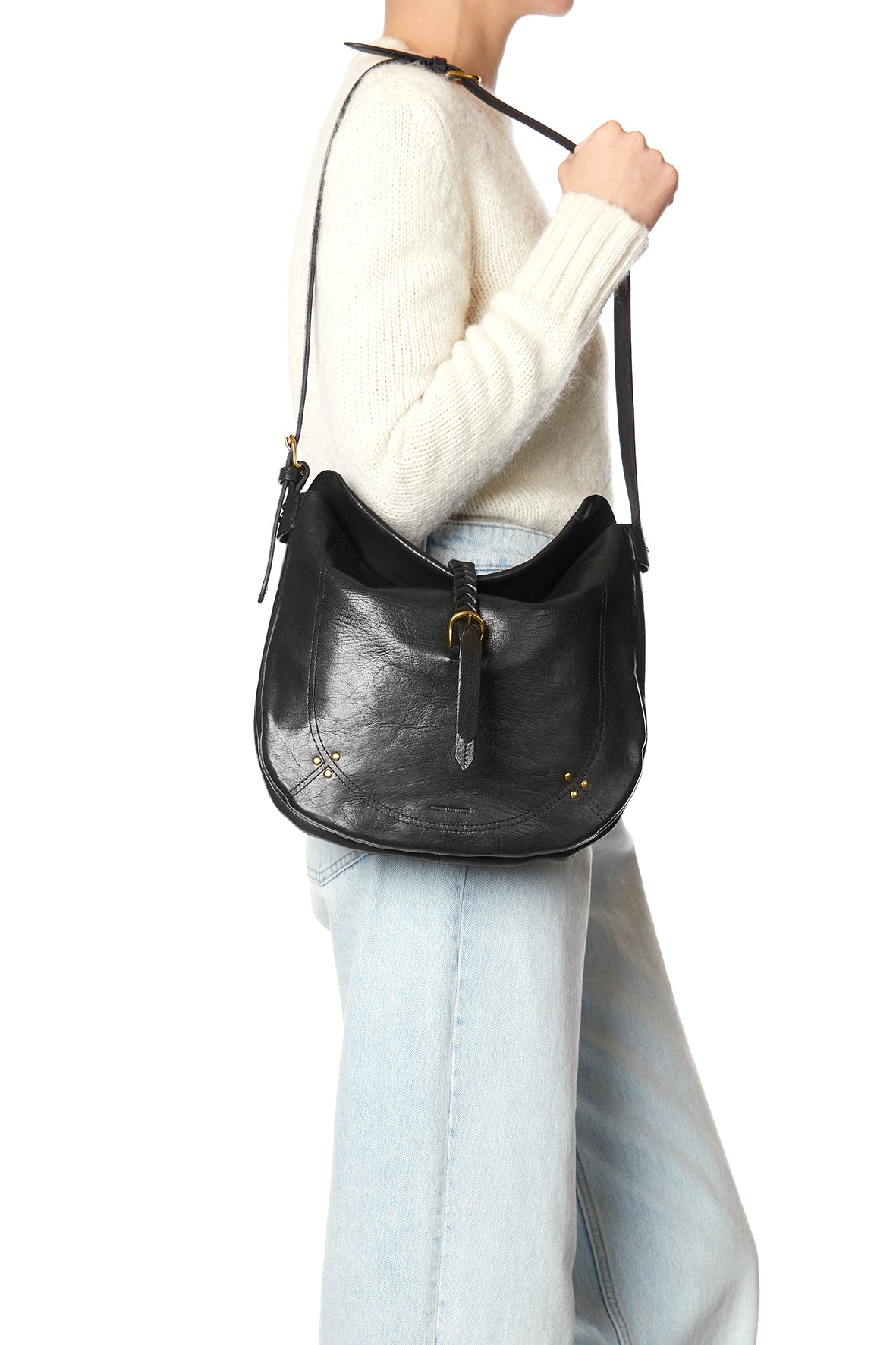 Sac Luis Chèvre Noir Grainé