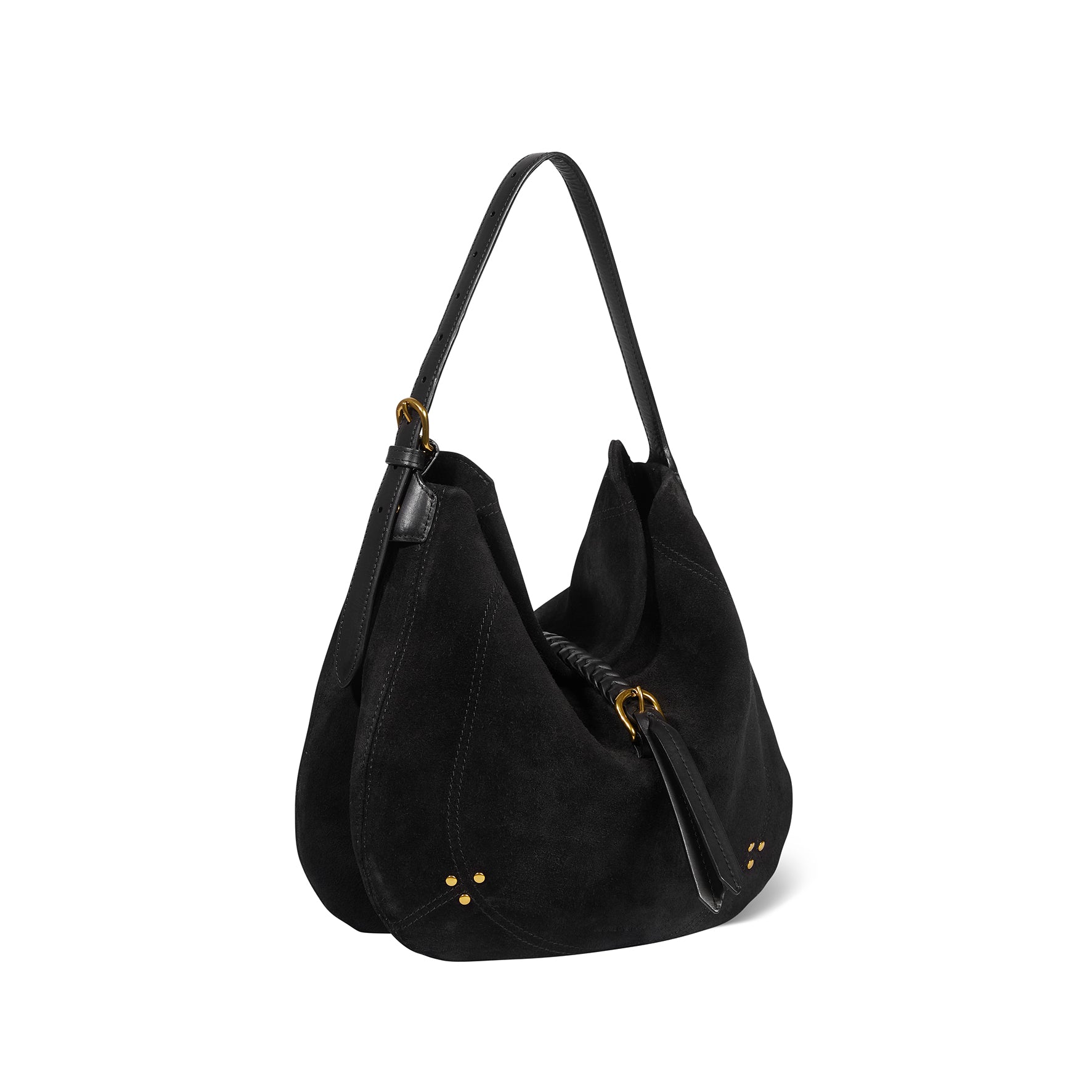 Sac Luis croute velours Noir