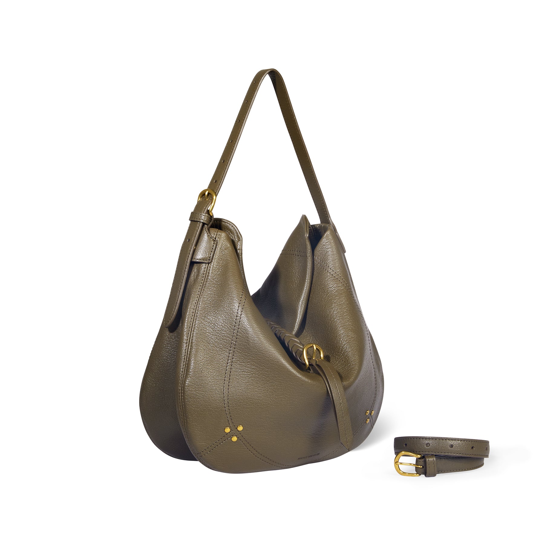 Jerome Dreyfuss 本革ヌバックカーキバック Luis Bag Kaki Goatskin – Jérôme Dreyfuss