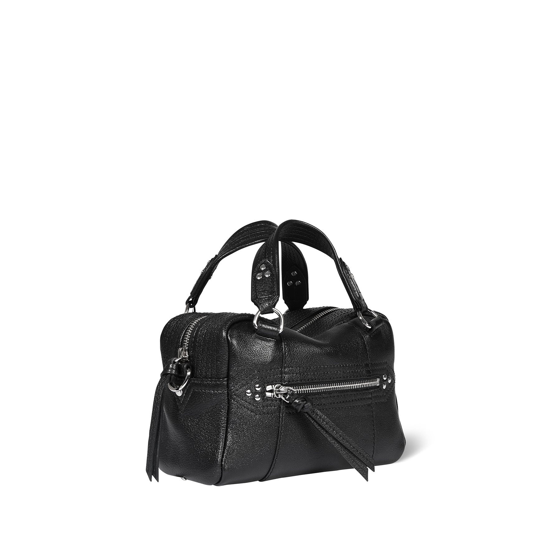 Sac Lucky Bowling Mini buffle Noir Silver