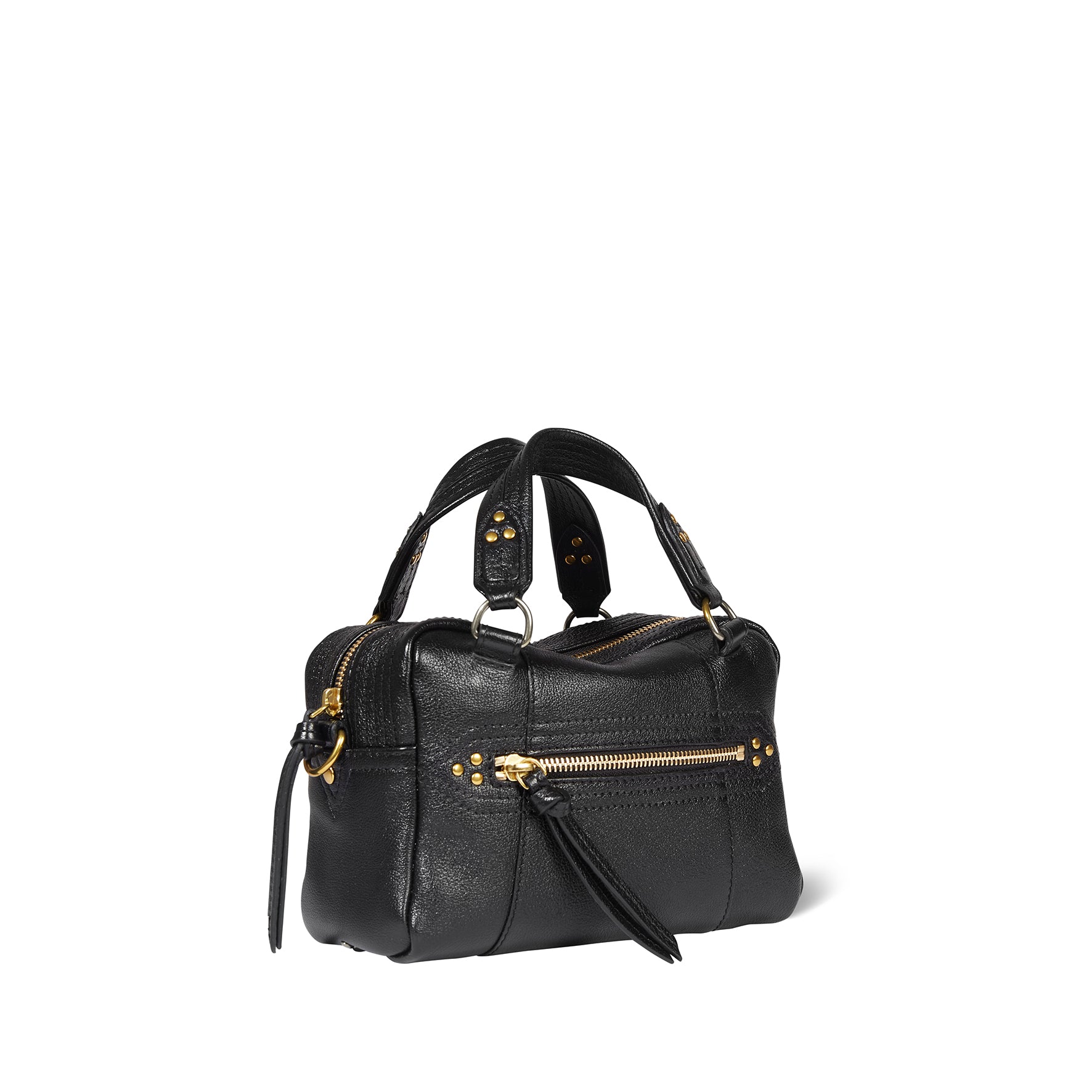 Sac Lucky Bowling Mini buffle Noir Brass