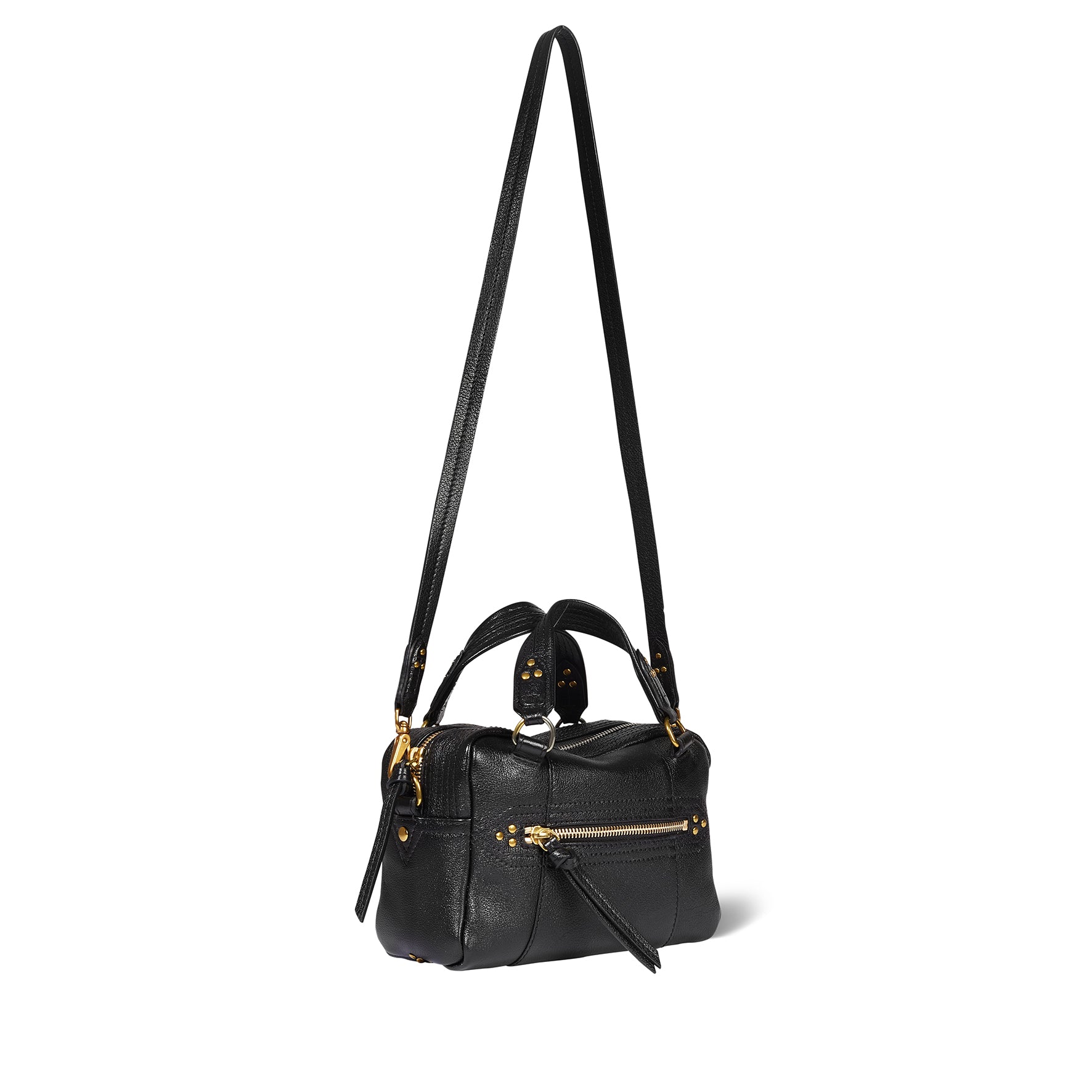 Sac Lucky Bowling Mini buffle Noir Brass