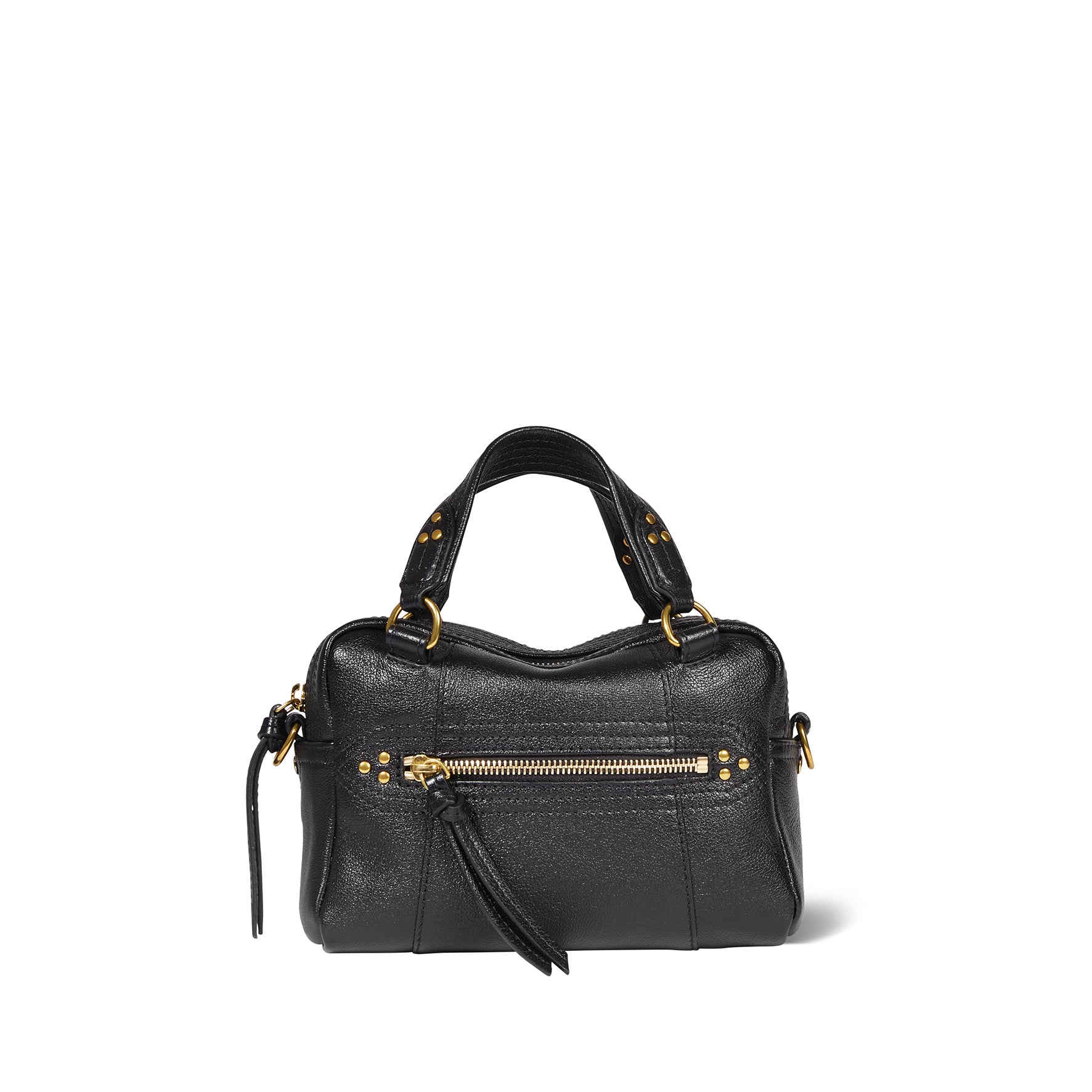 Sac Lucky Bowling Mini buffle Noir Brass