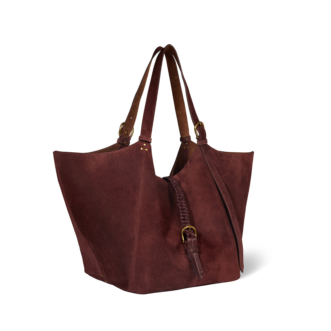 Sac Cabas Joseph M croute velours Brulé