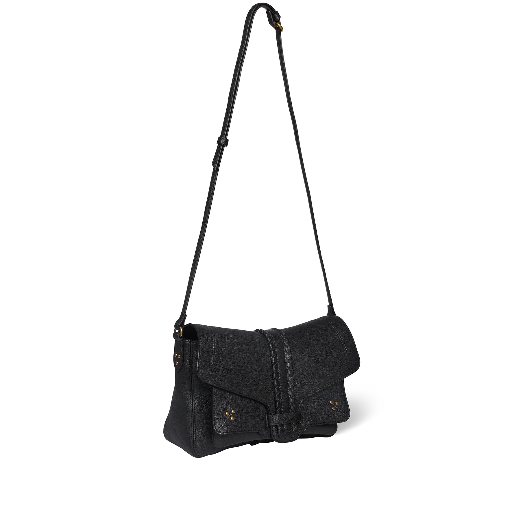 Sac Harry M Chèvre Noir Grainé