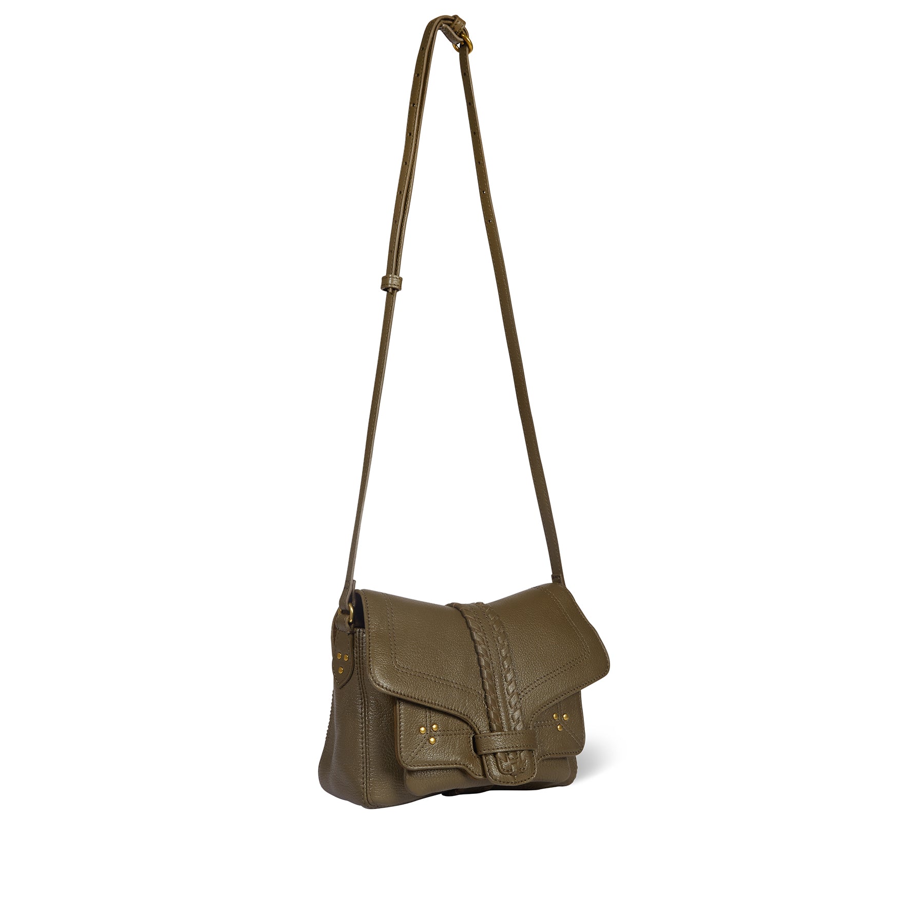Harry S Bag Kaki Goatskin – Jérôme Dreyfuss
