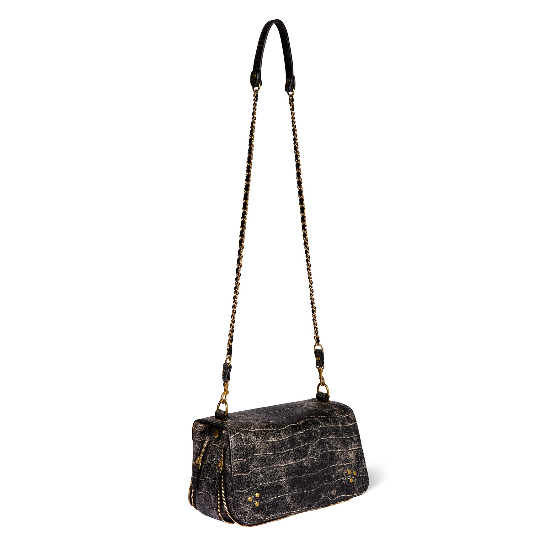 Bobi Bag Imprimé Croco Grunge Sheepskin – Jérôme Dreyfuss