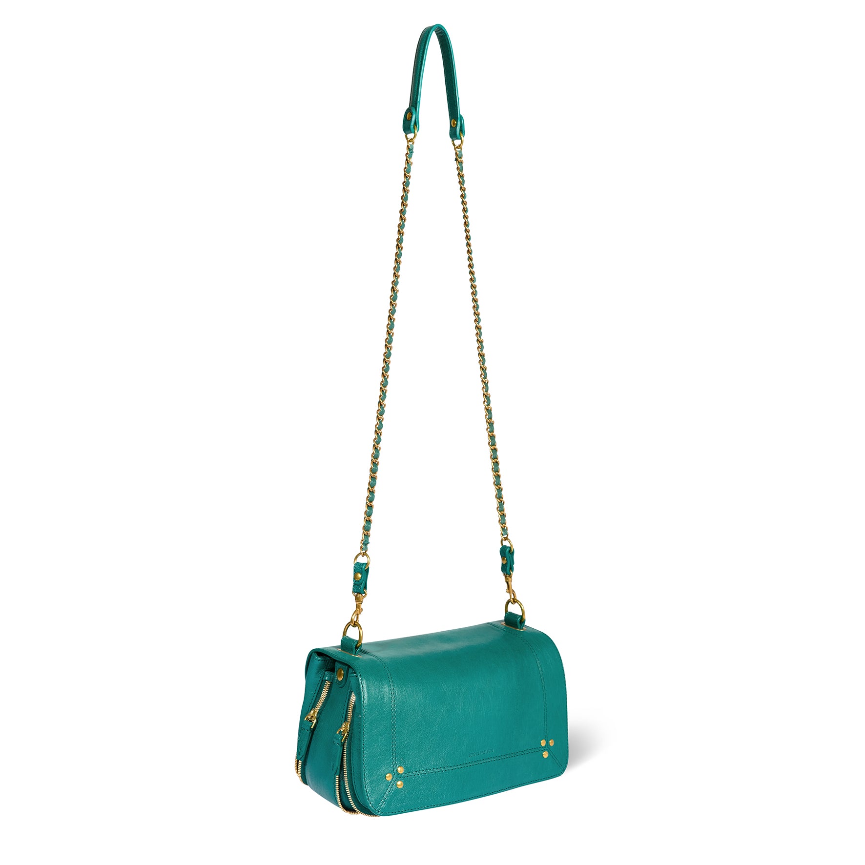 Bobi Bag Turquoise Goatskin – Jérôme Dreyfuss