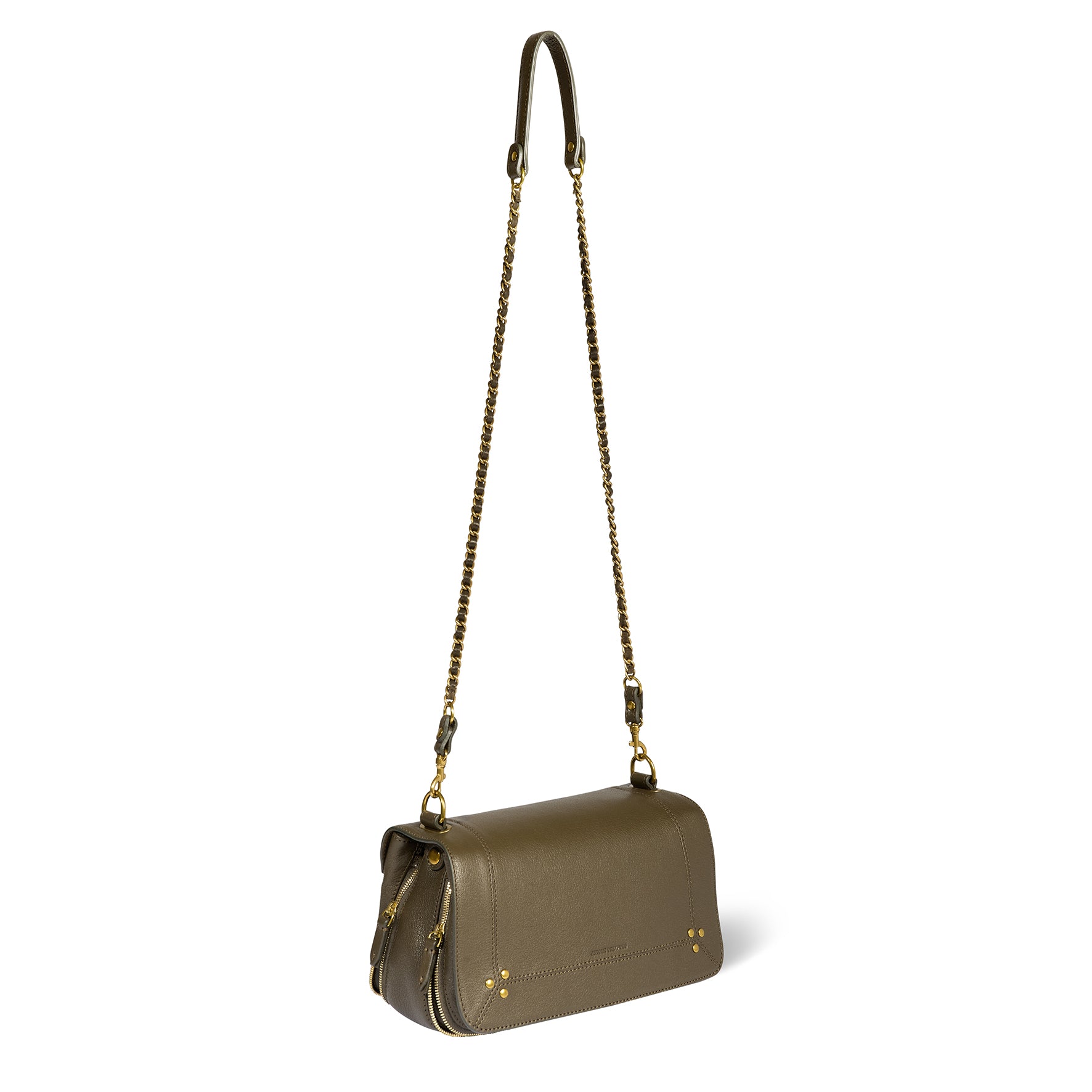 Bobi Bag Kaki Goatskin – Jérôme Dreyfuss