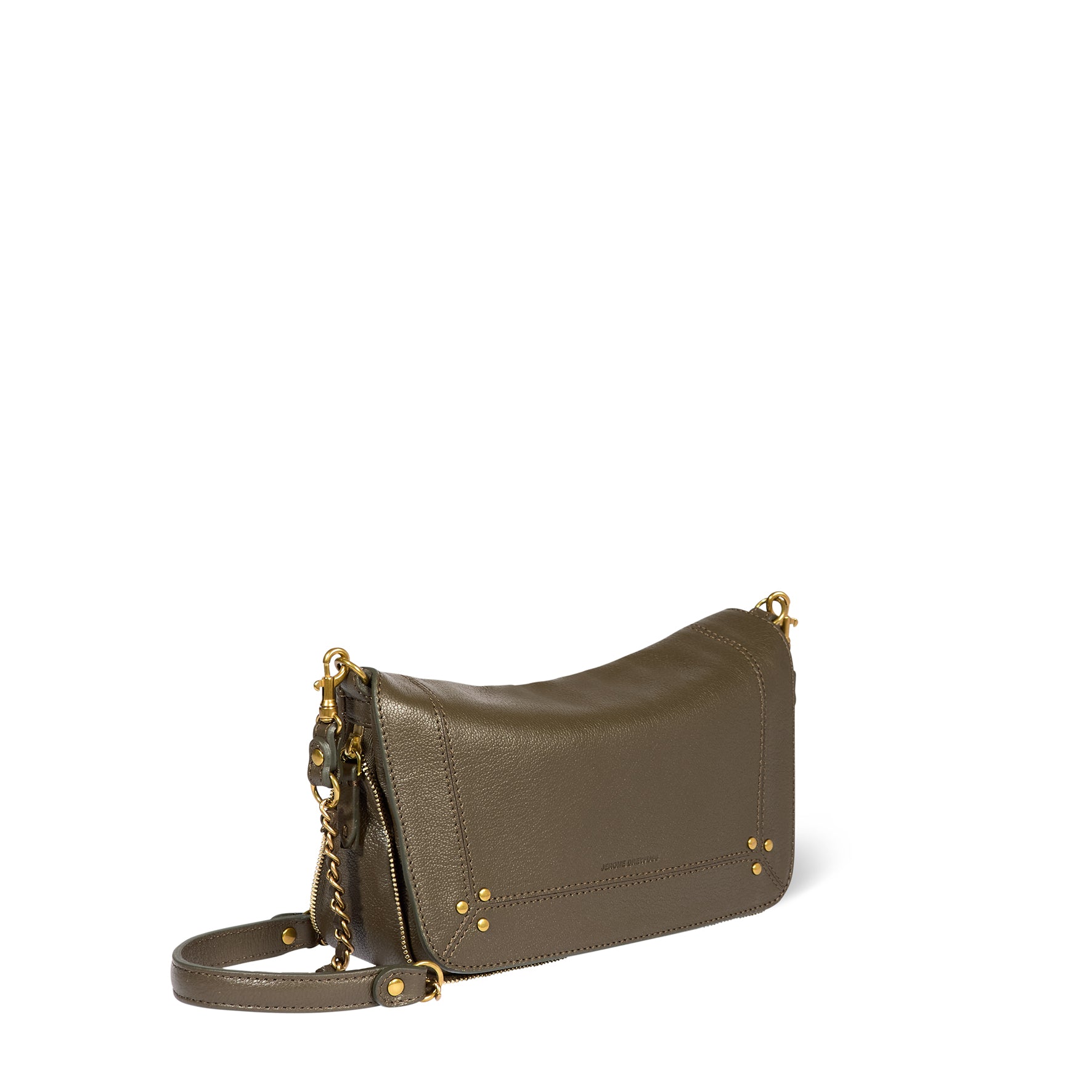 Bobi S Bag Kaki Goatskin – Jérôme Dreyfuss