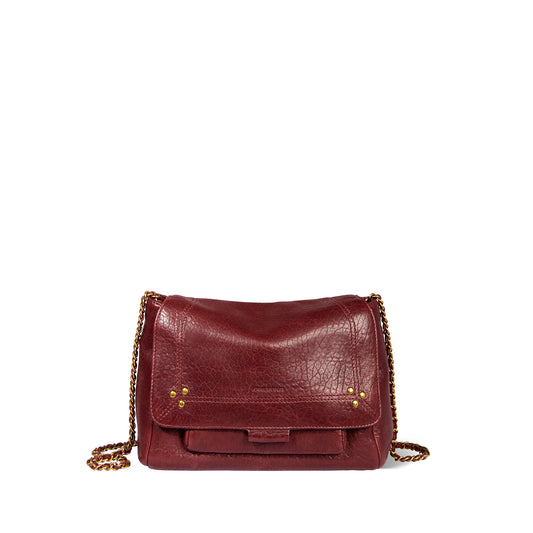 Sac Lulu M Agneau Bubble Burgundy