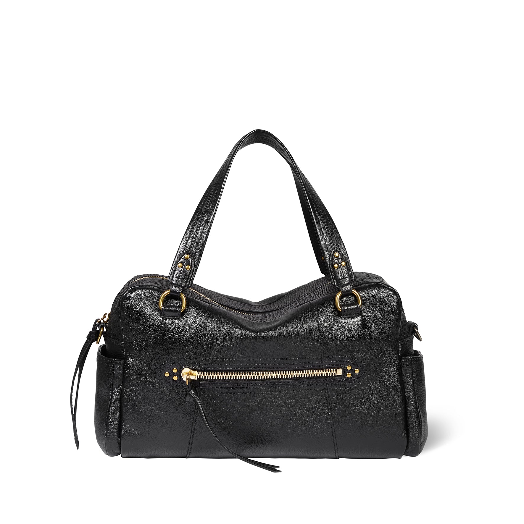 Sac Lucky Bowling Buffle Noir Brass