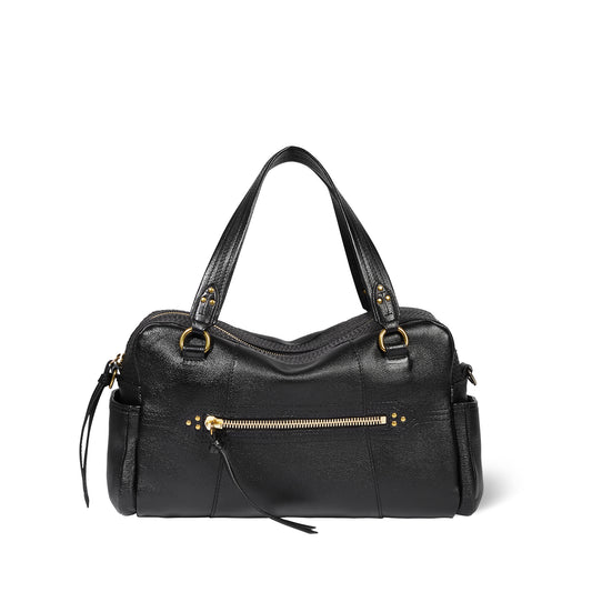 Sac Lucky Bowling Buffle Noir Brass