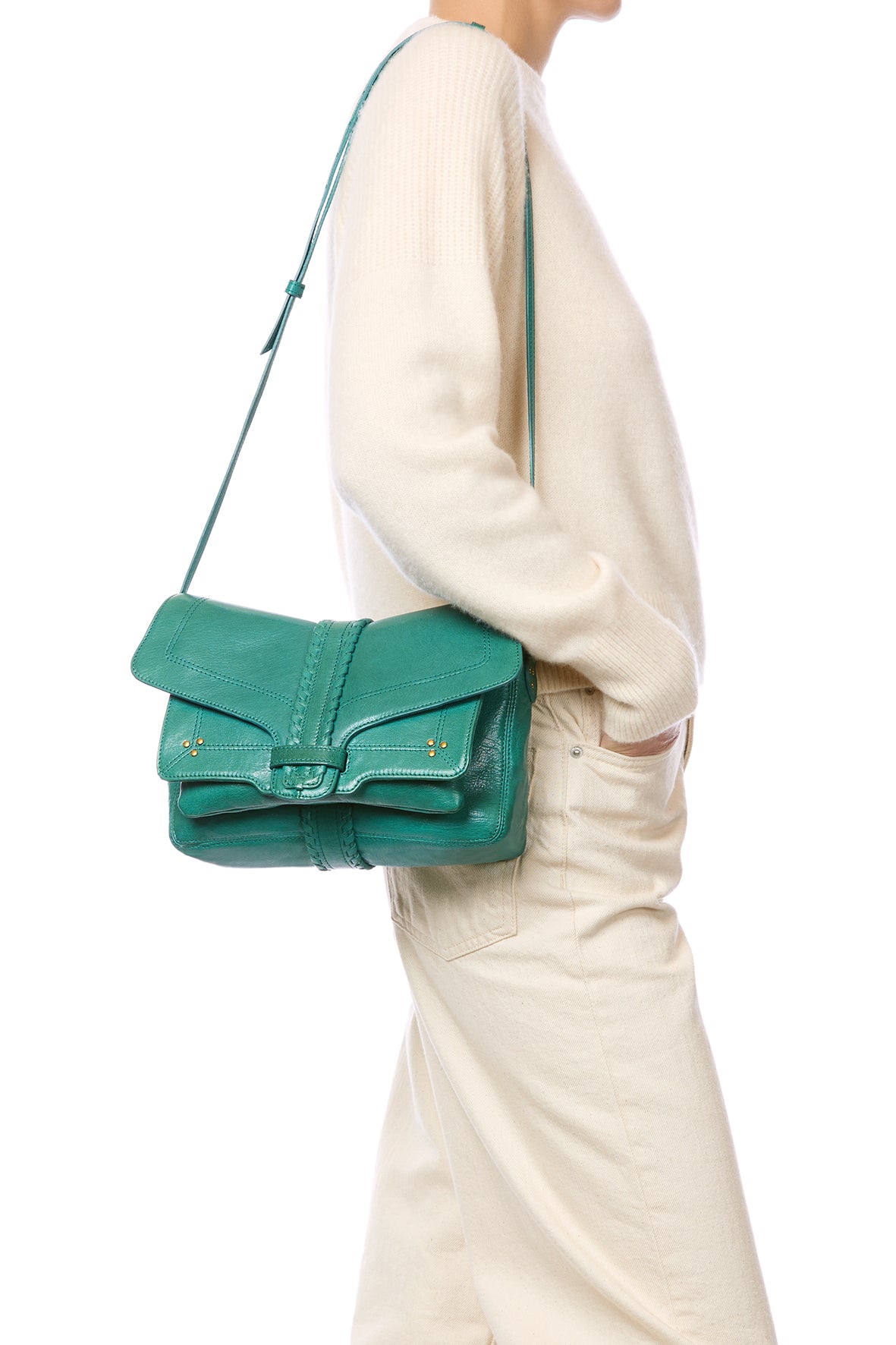 Sac Harry M Chèvre Turquoise