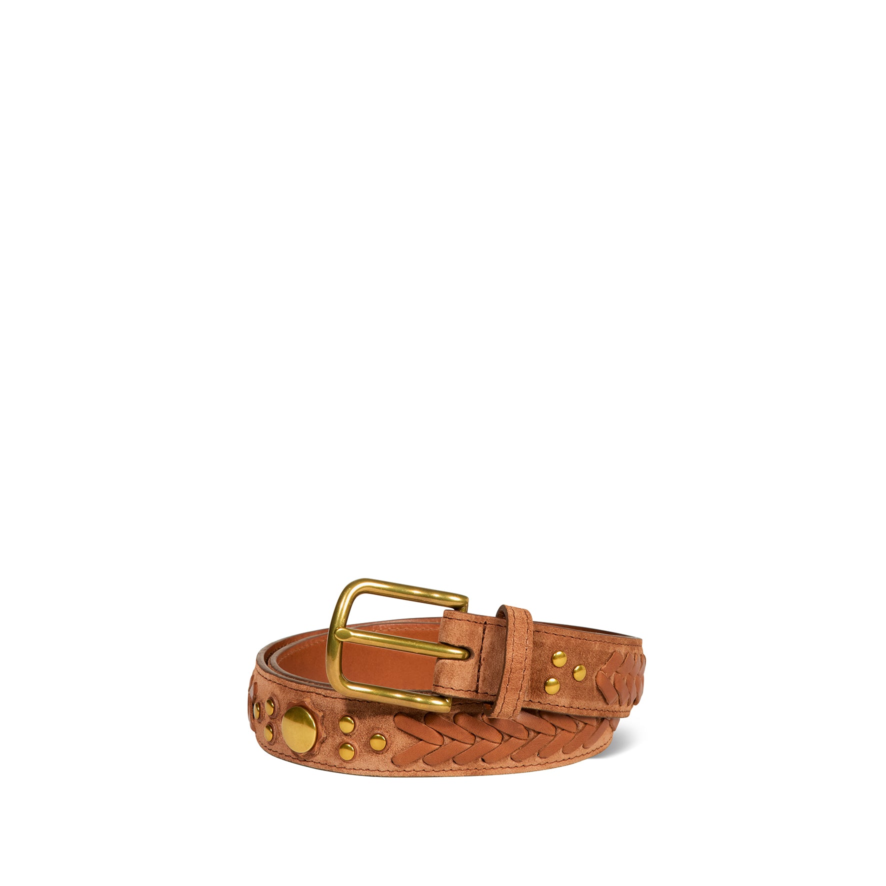 Ceinture Gaucho Croûte Velours Caramel