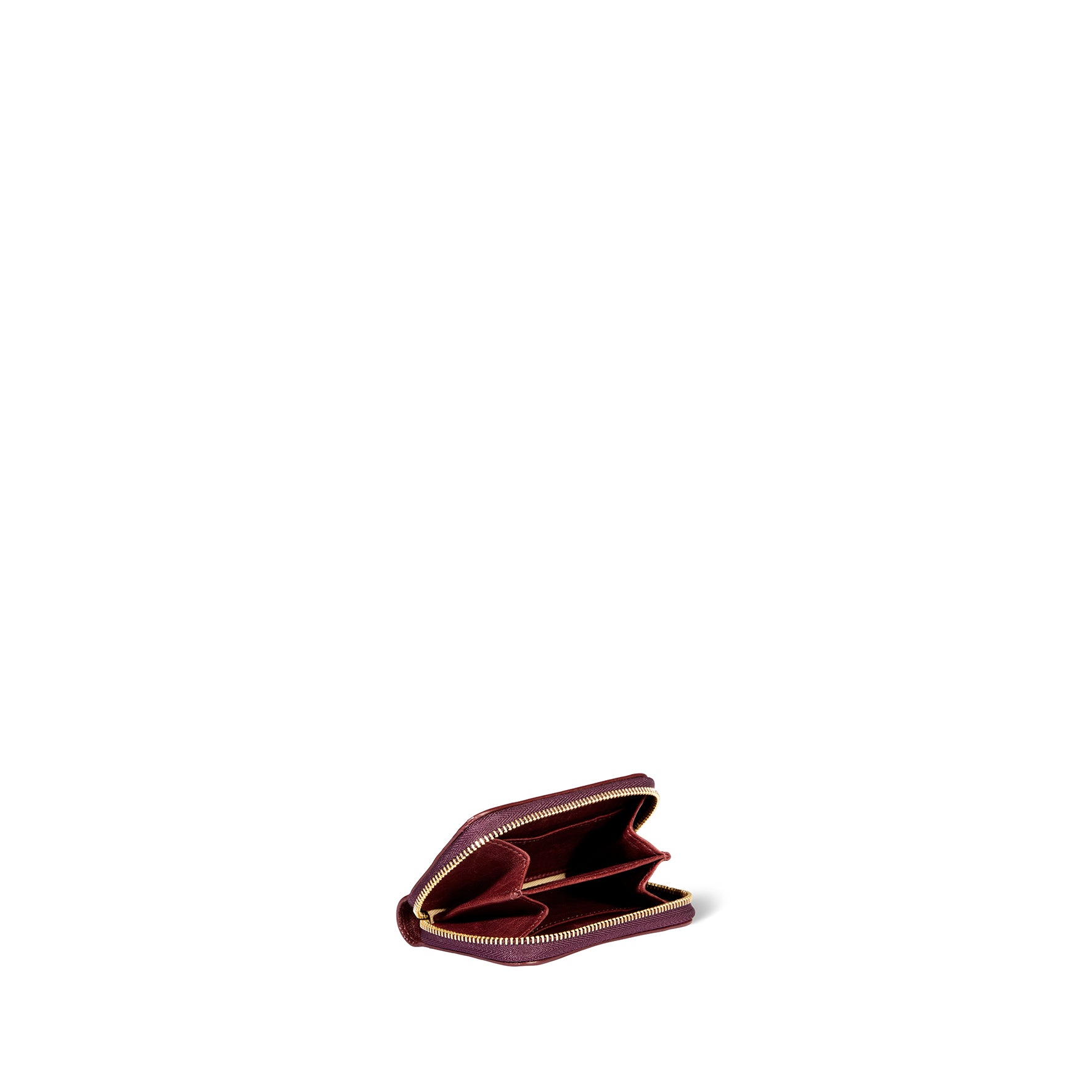 Porte-monnaie Henri Agneau Bubble Burgundy