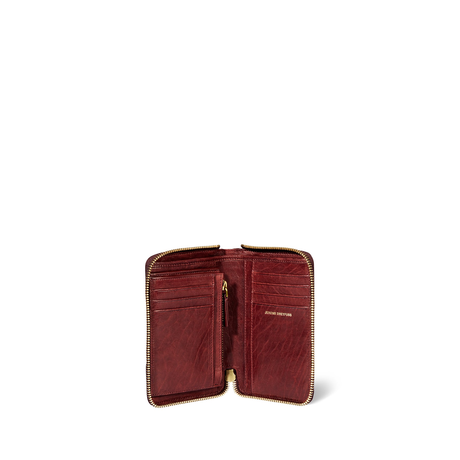Portefeuille Julien Agneau Bubble Burgundy