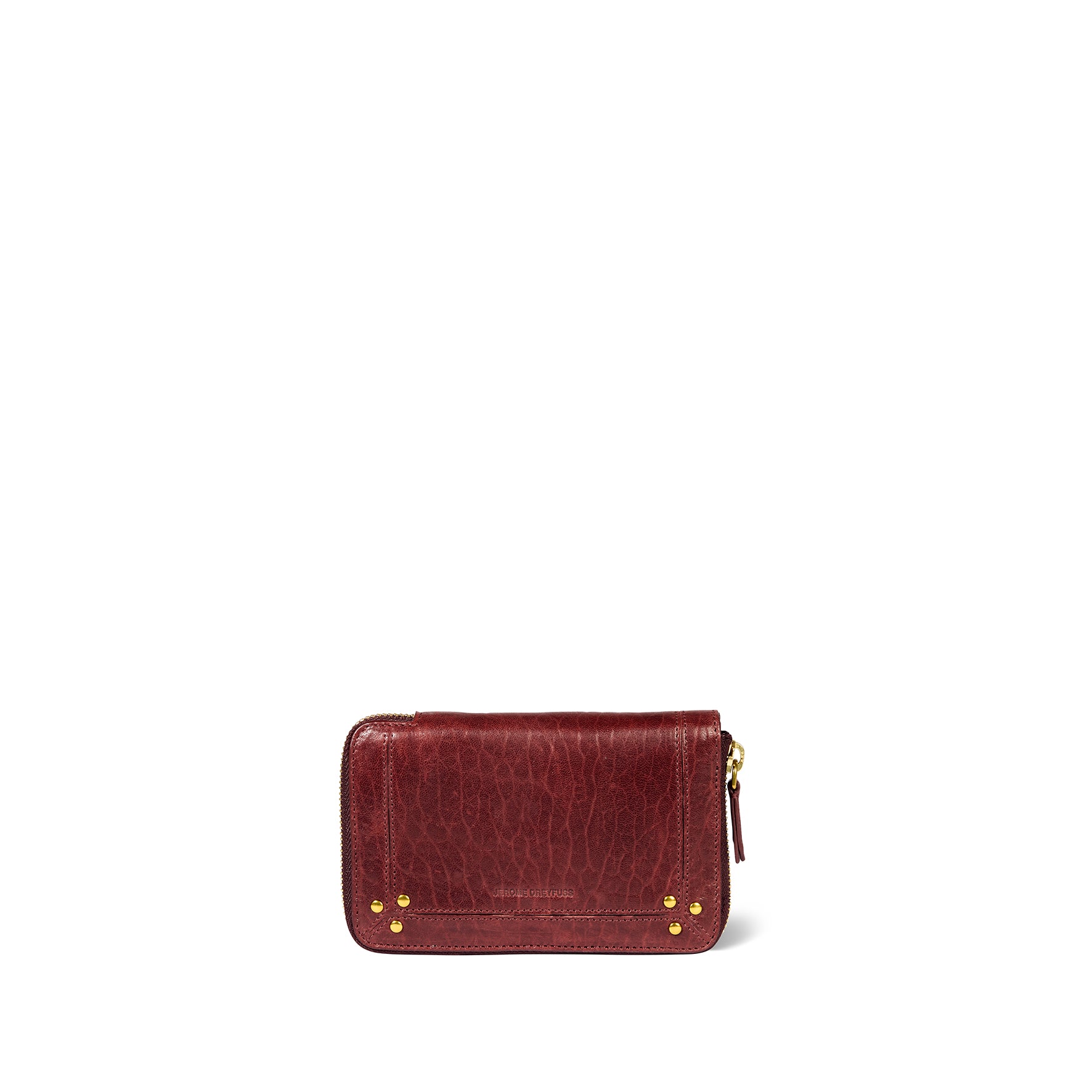 Portefeuille Julien Agneau Bubble Burgundy