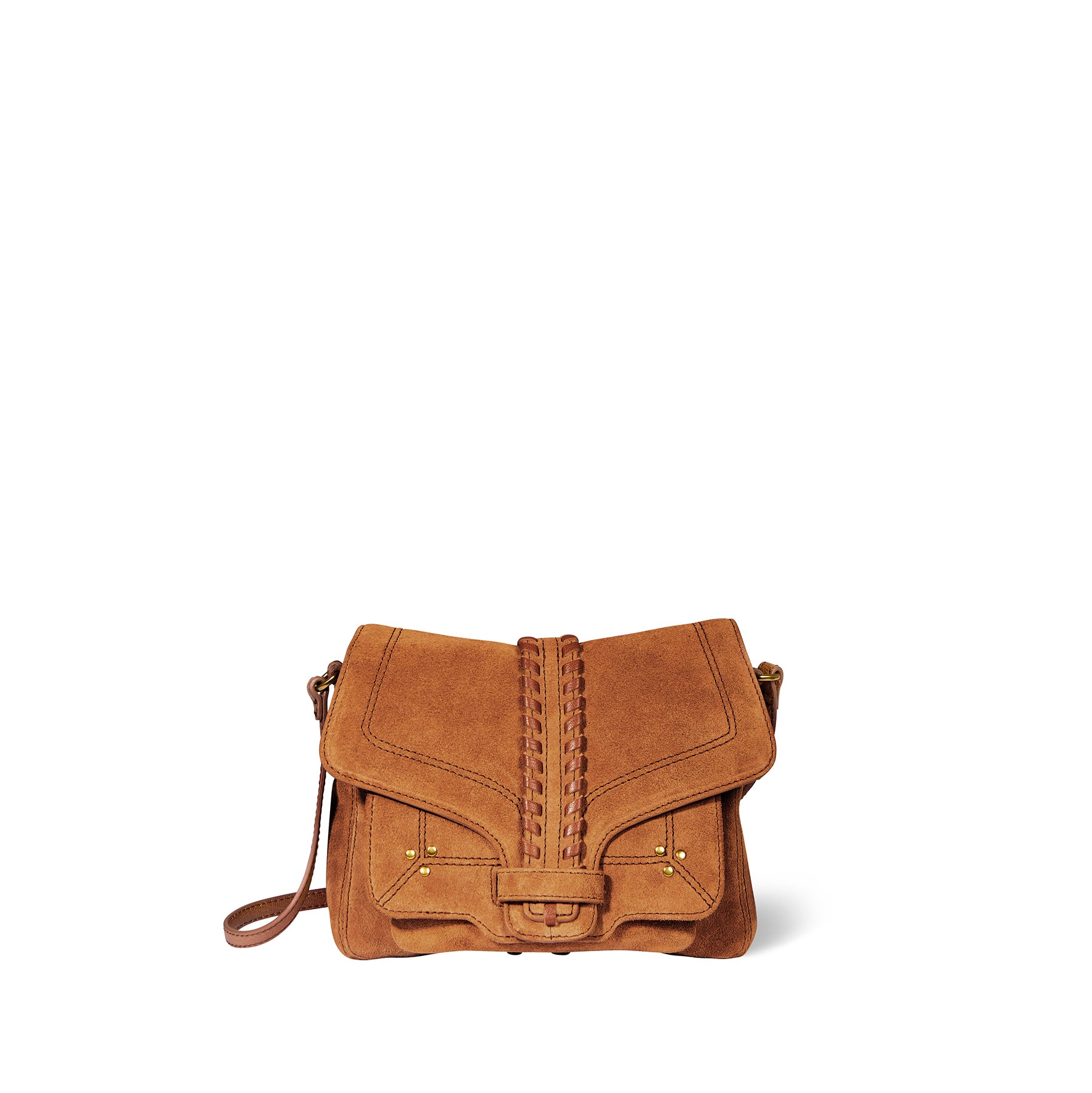 Sac Harry S Croûte Velours Caramel