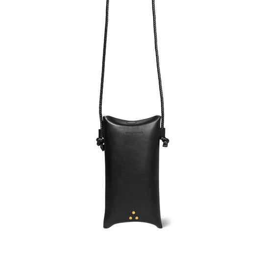 Étui téléphone Louis Mobile Vachette Noir Brass
