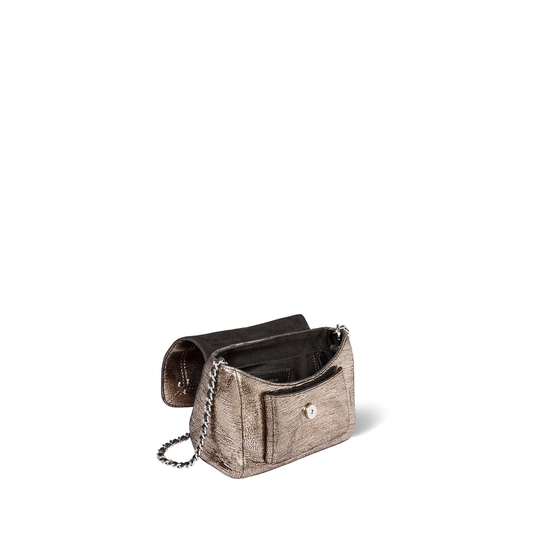 Lulu S Chèvre Lamé Champagne