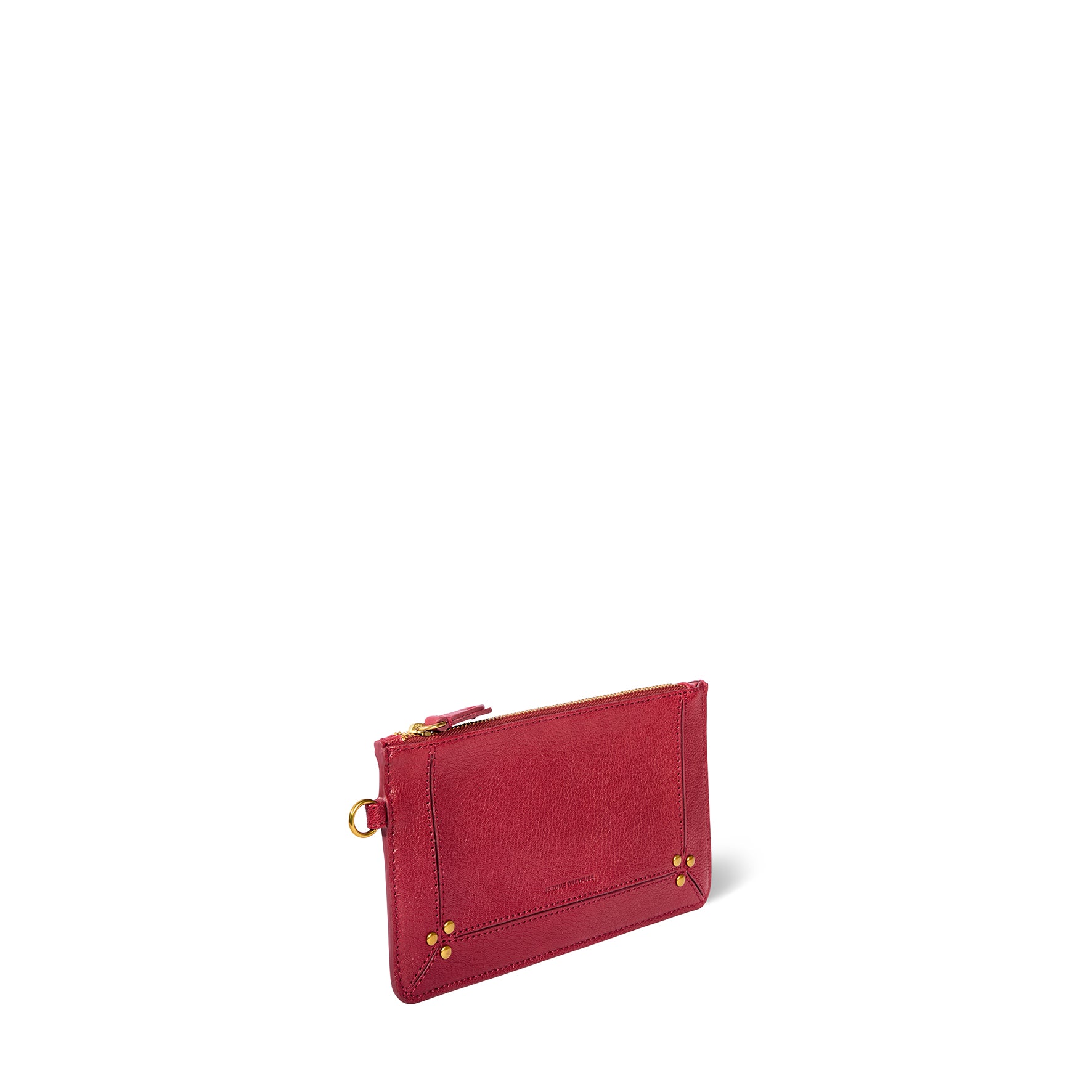 Pochette Popoche S Chèvre Carmin