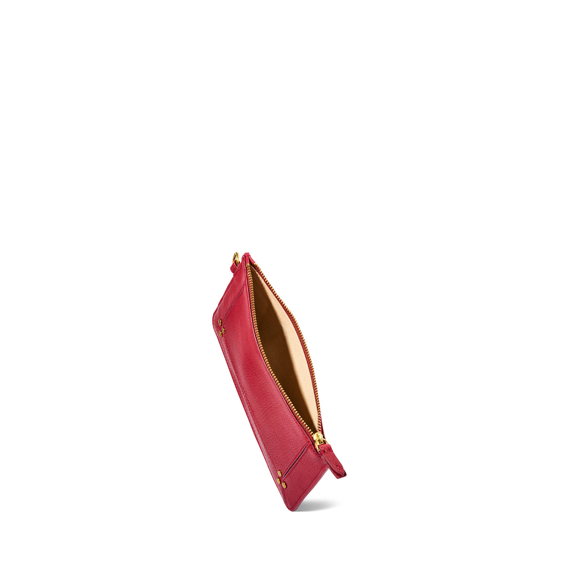 Pochette Popoche S Chèvre Carmin