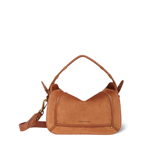 Sac Pepito S Croûte Velours Caramel