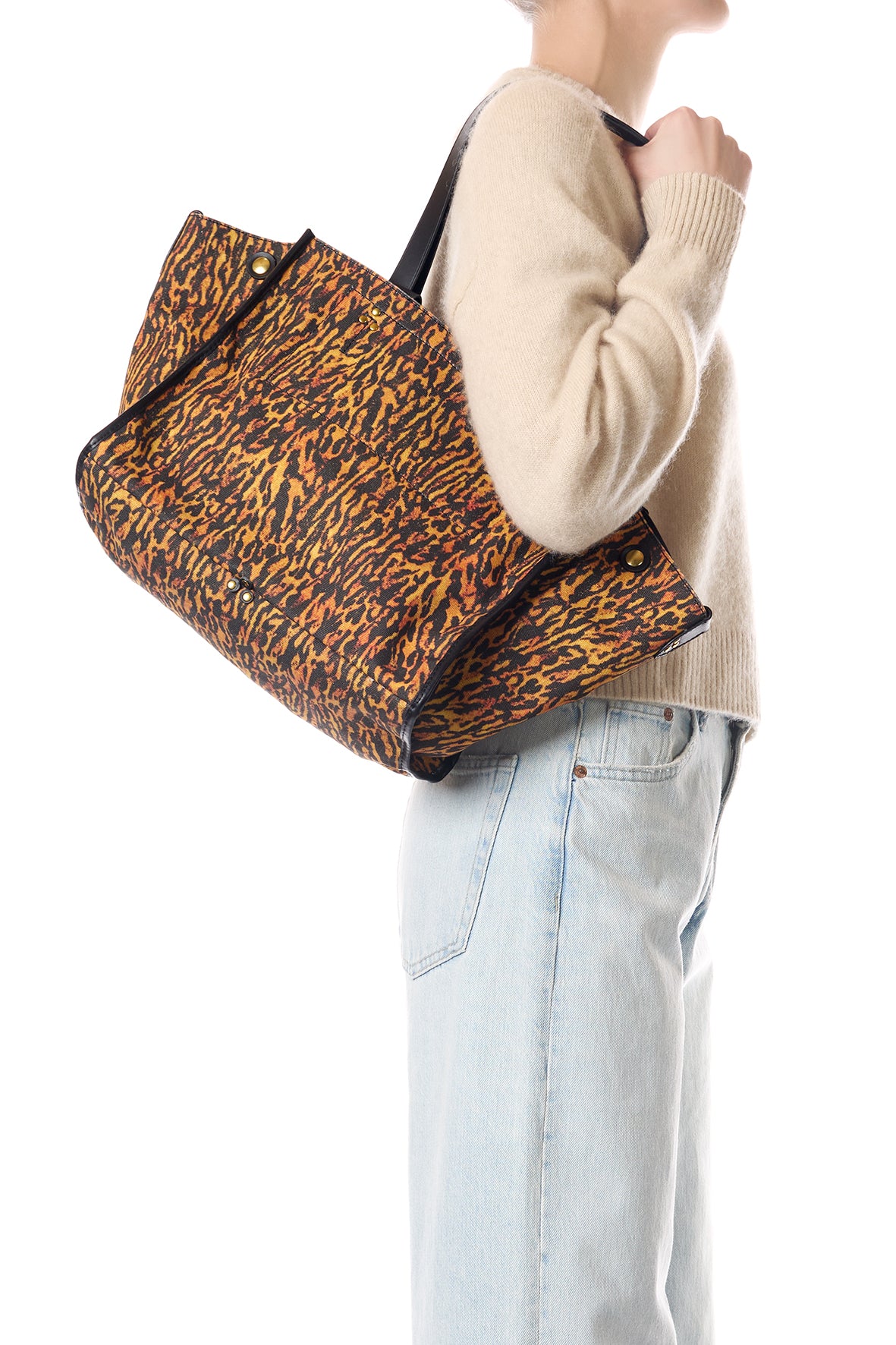 Sac Cabas Léon M Toile Jaguar