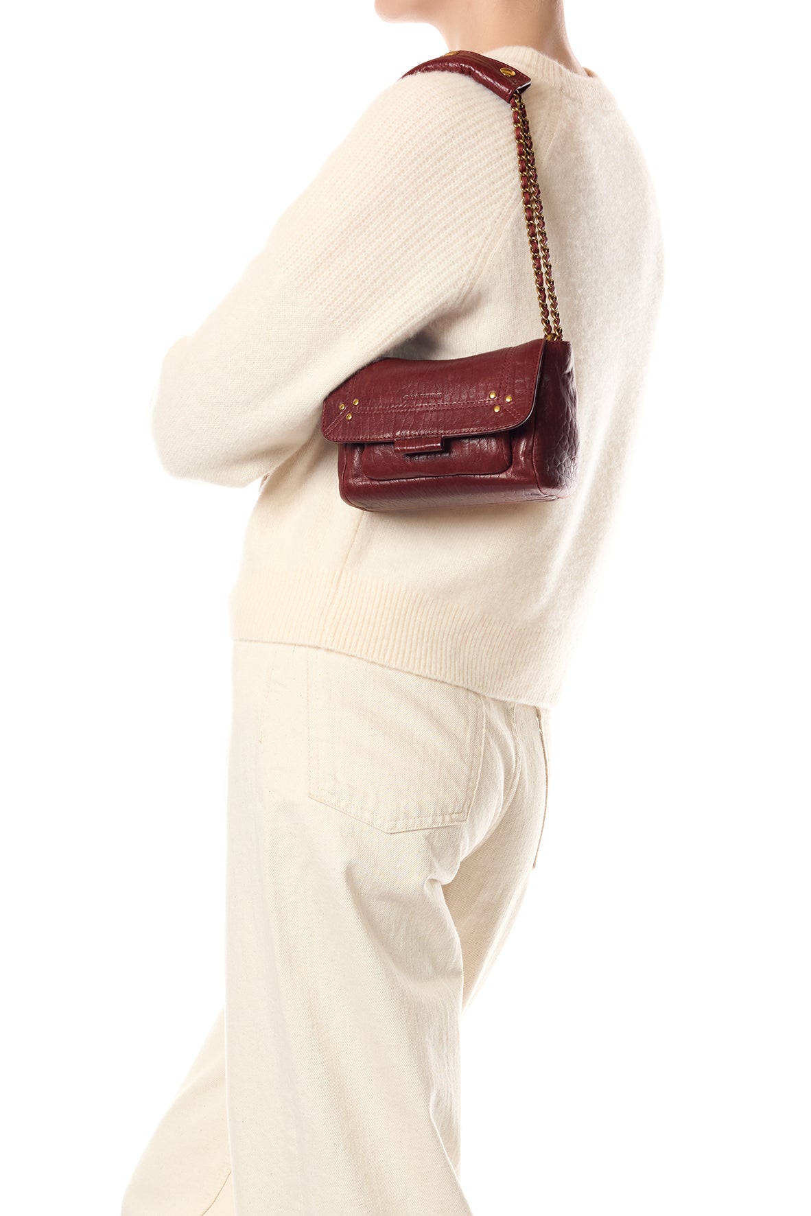 Sac Lulu S Agneau Bubble Burgundy