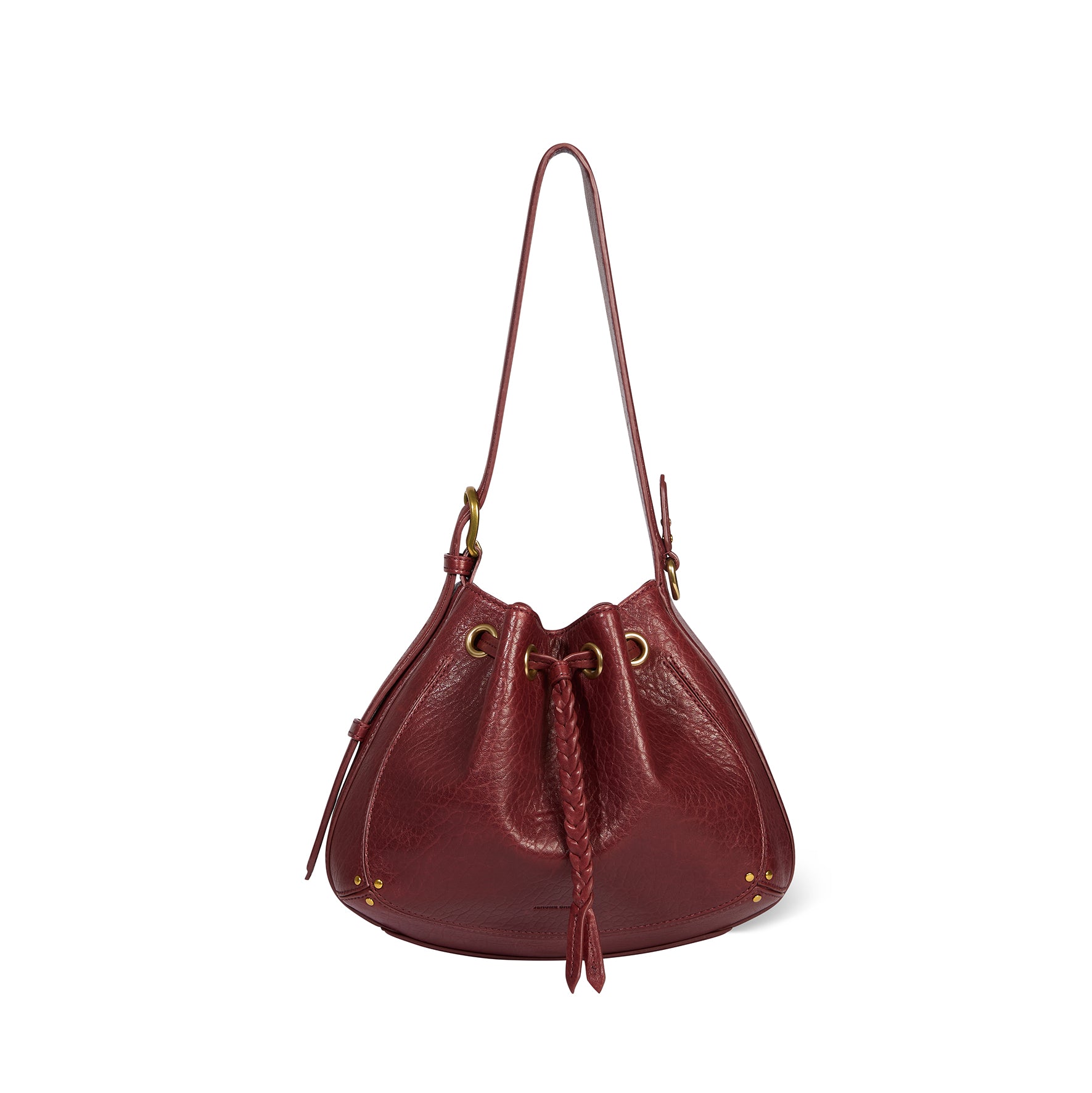 Sac Andy Agneau Bubble Burgundy