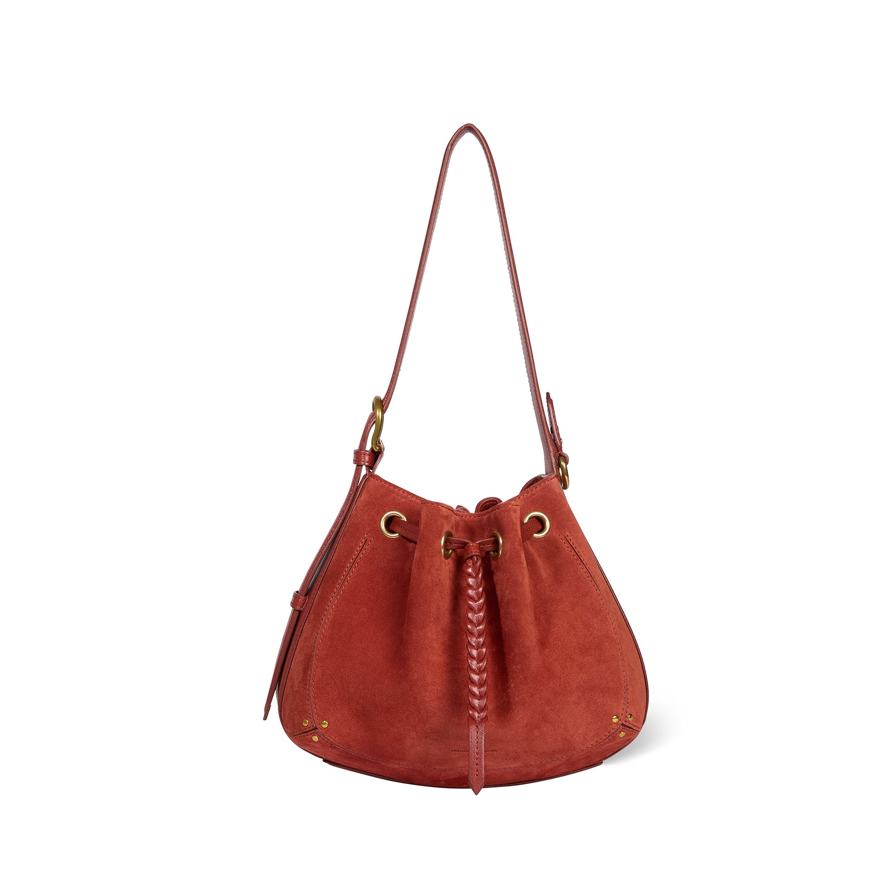 Sac Andy Croûte Velours Rouille