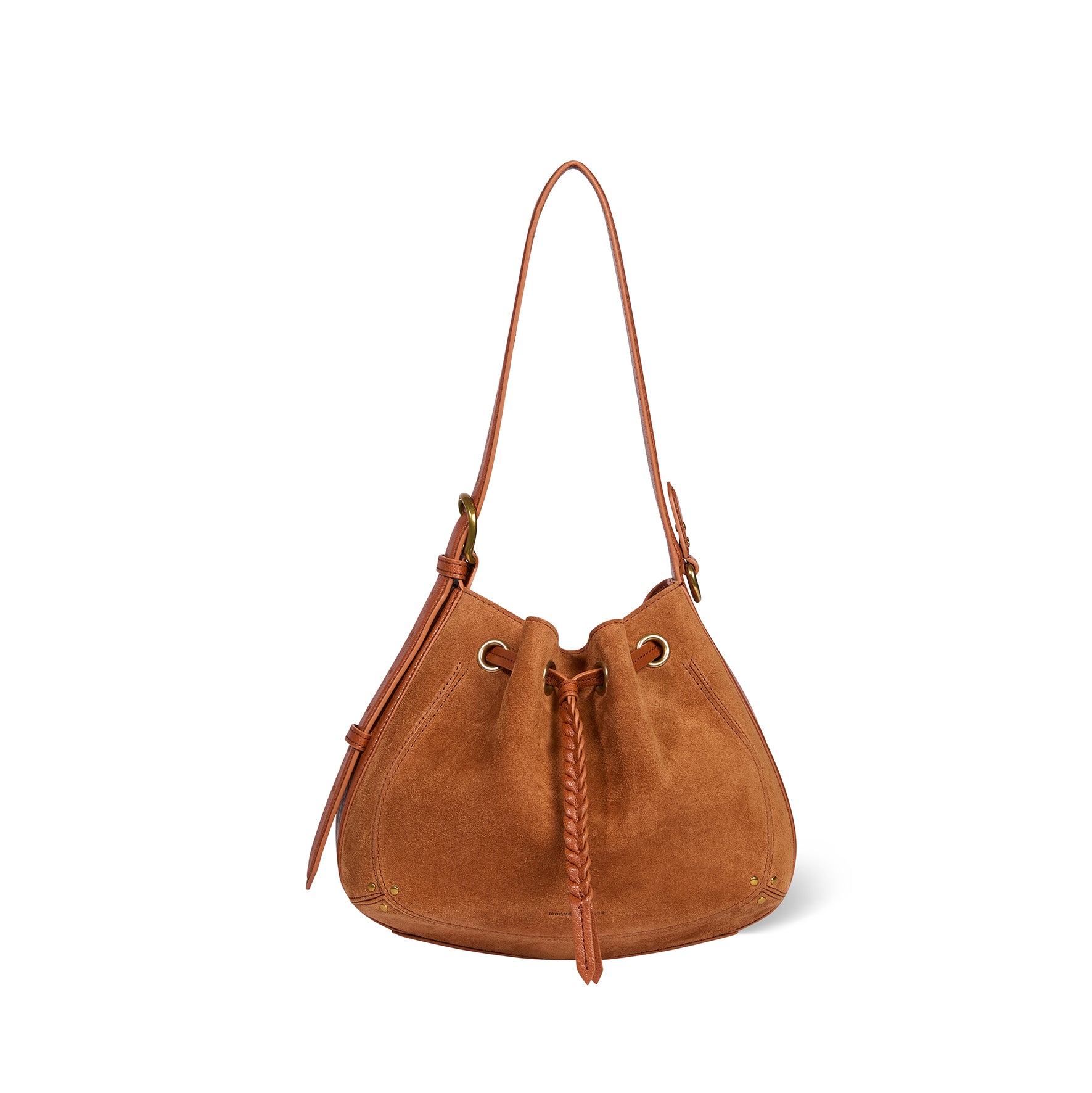 Sac Andy Croûte Velours Caramel