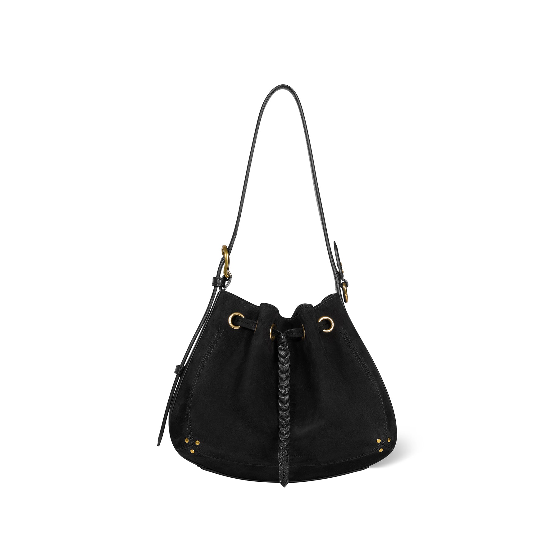 Sac Andy Croûte Velours Noir