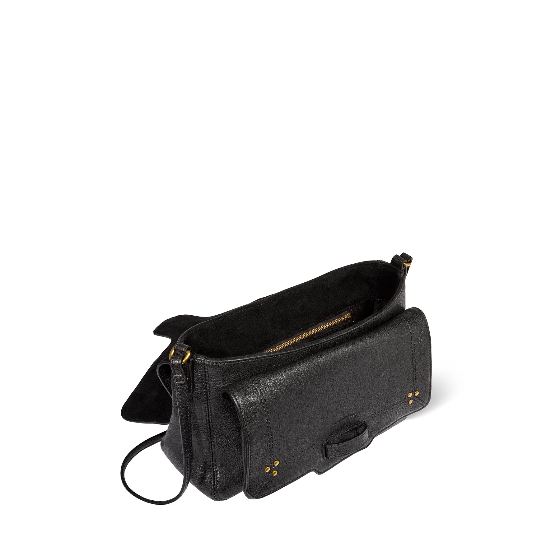 Sac Harry M Chèvre Noir Grainé