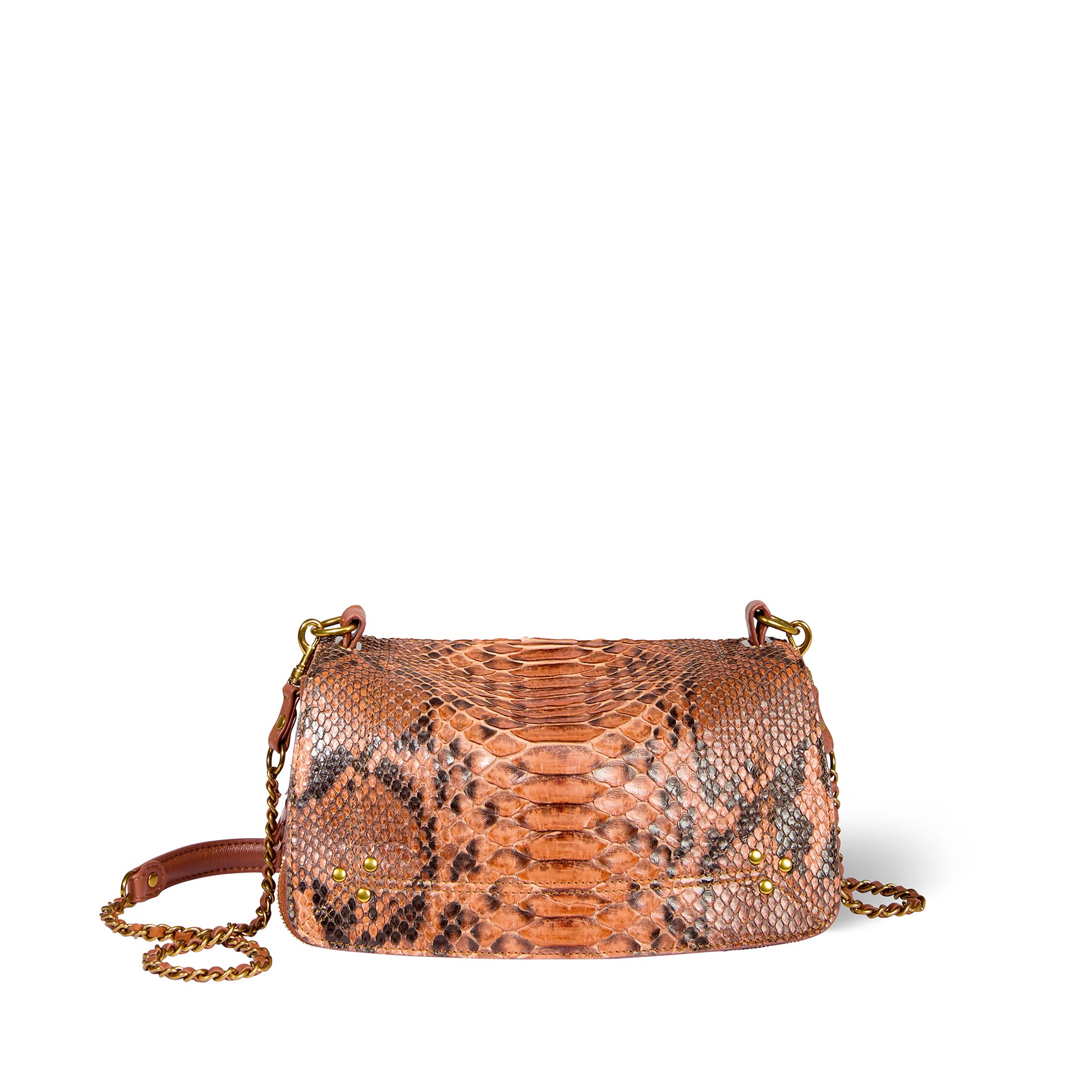 Sac Bobi python Cognac
