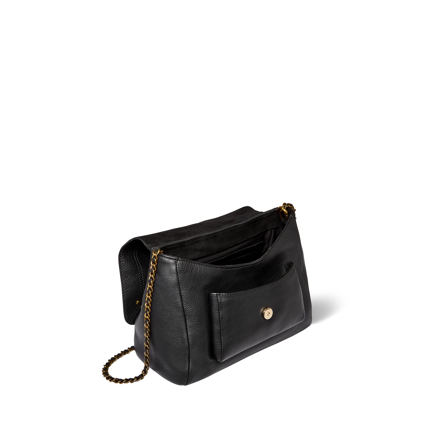 Lulu M Veau Noir Brass