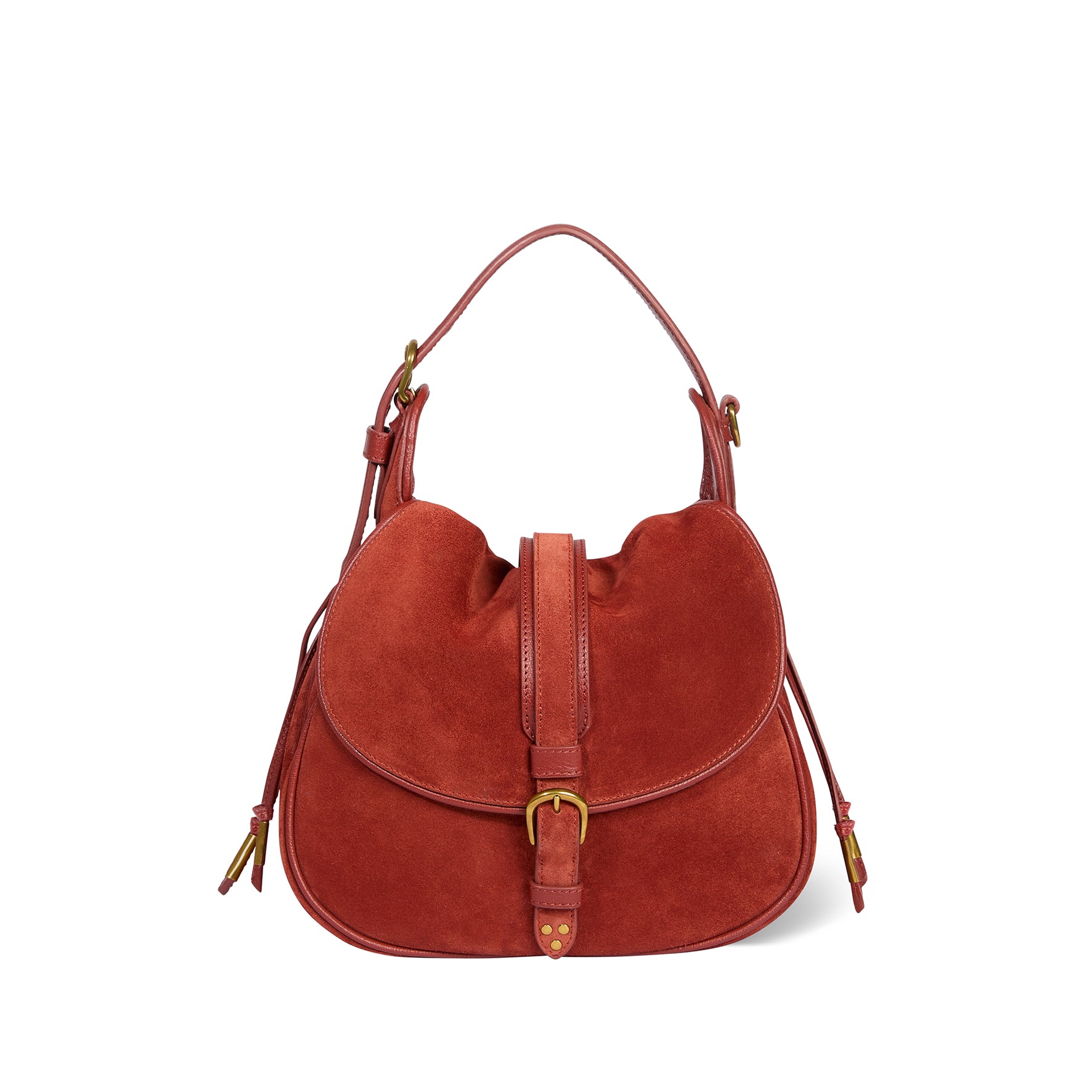Sac Gildas Croûte Velours Rouille