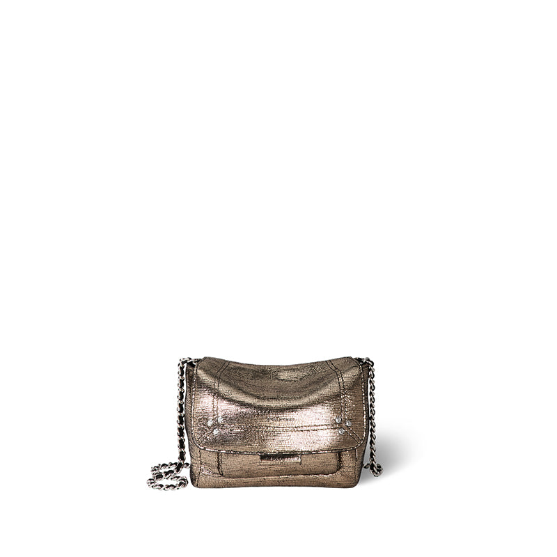 Lulu S Chèvre Lamé Champagne