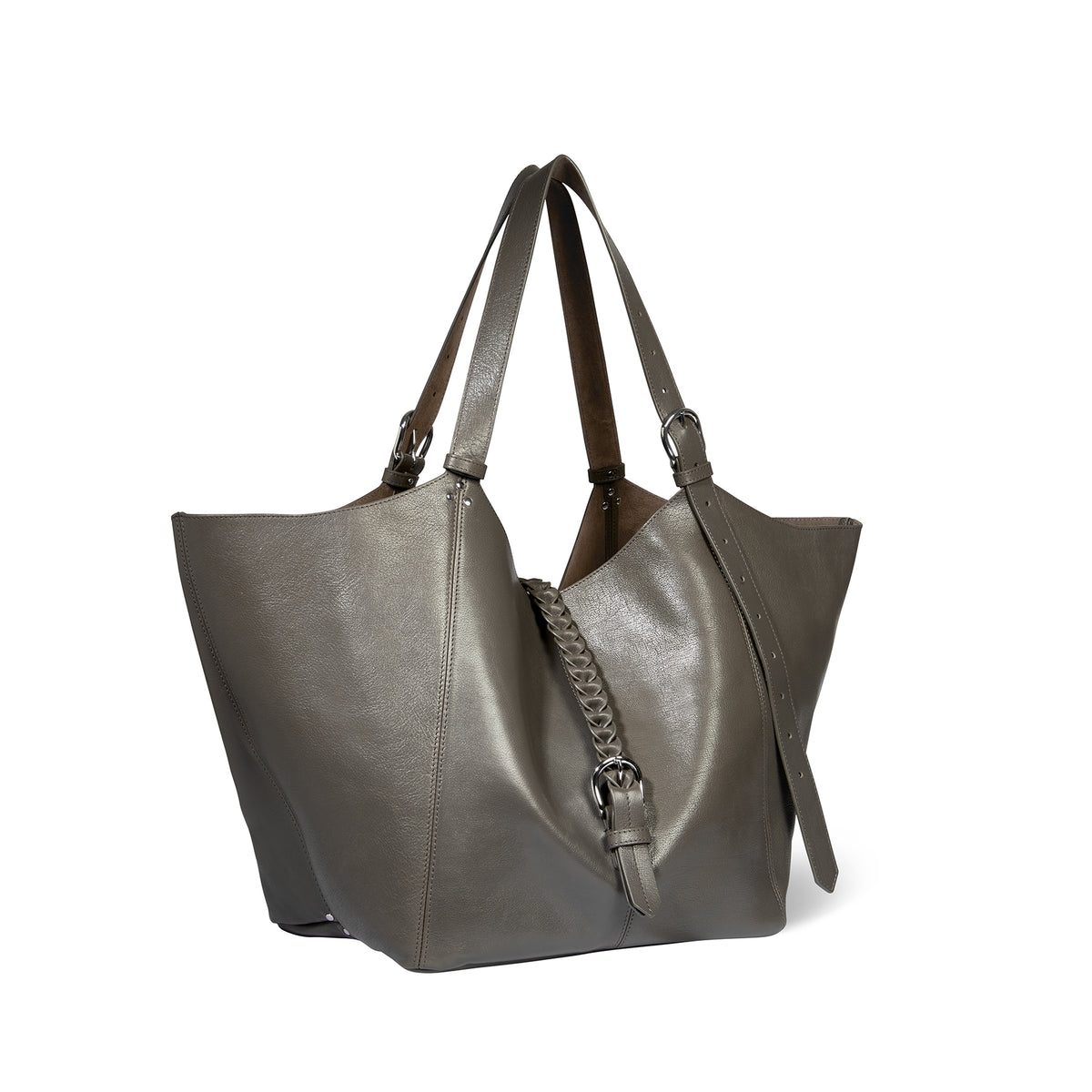 Sac Cabas Joseph M buffle Gris