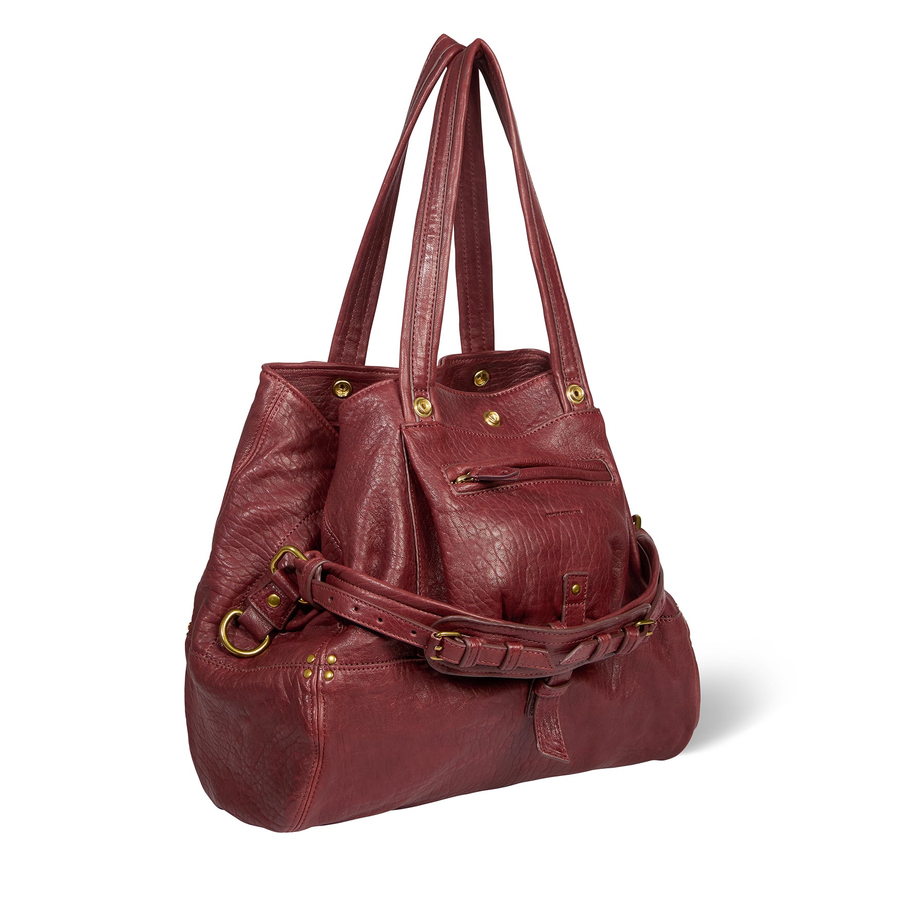 Sac Cabas Billy M Agneau Bubble Burgundy